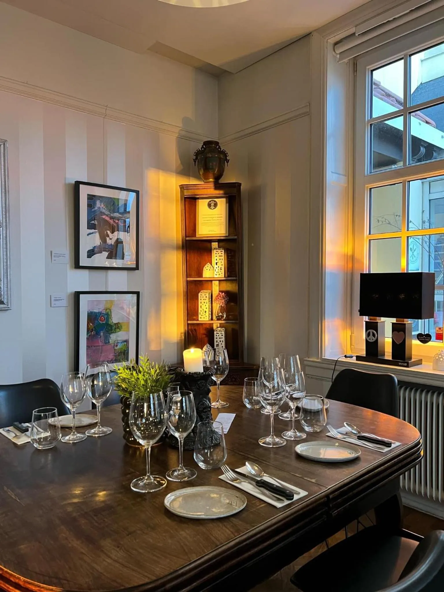 Dining area in Hotell Dannegården