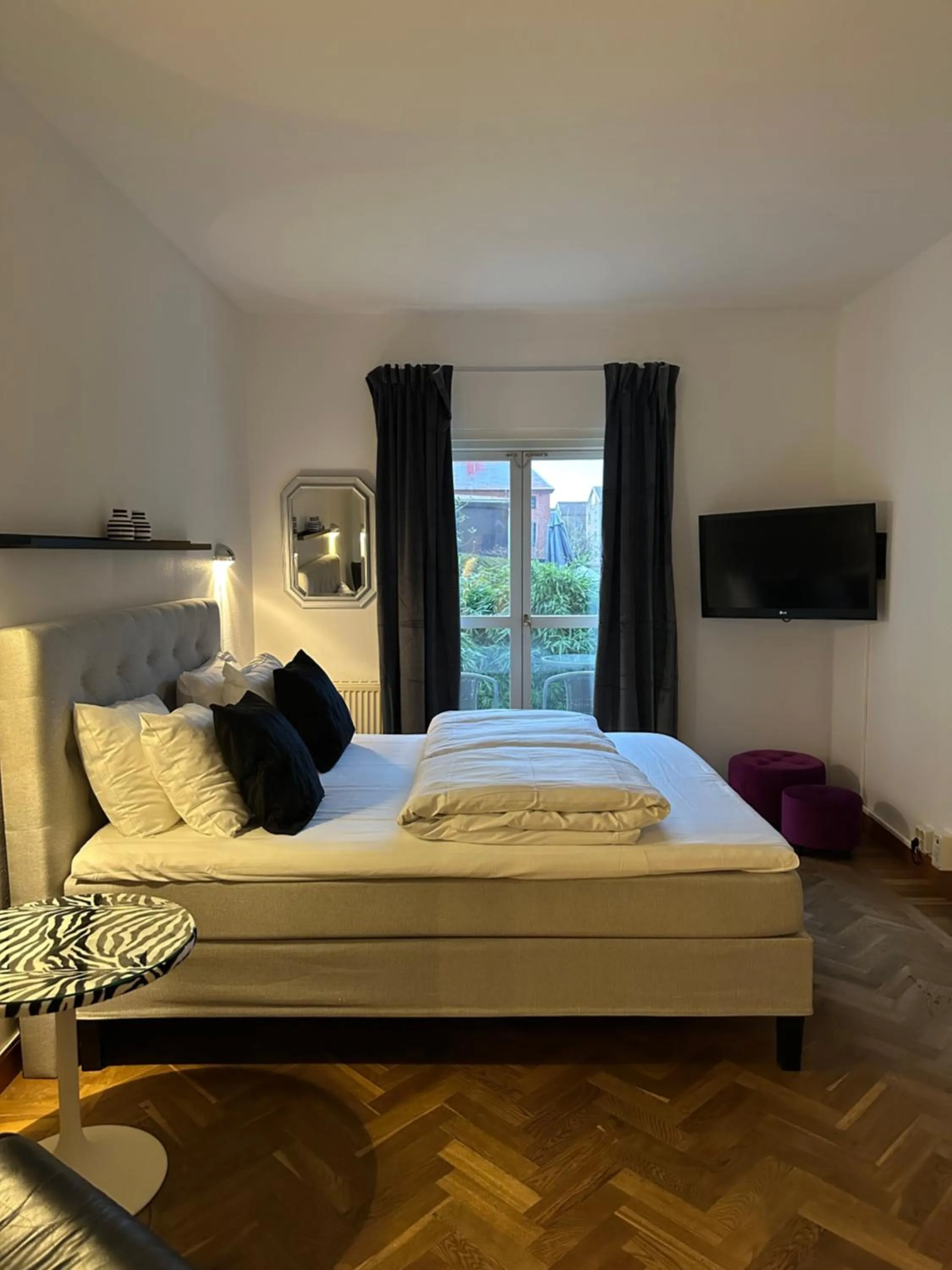 Bedroom, Bed in Hotell Dannegården