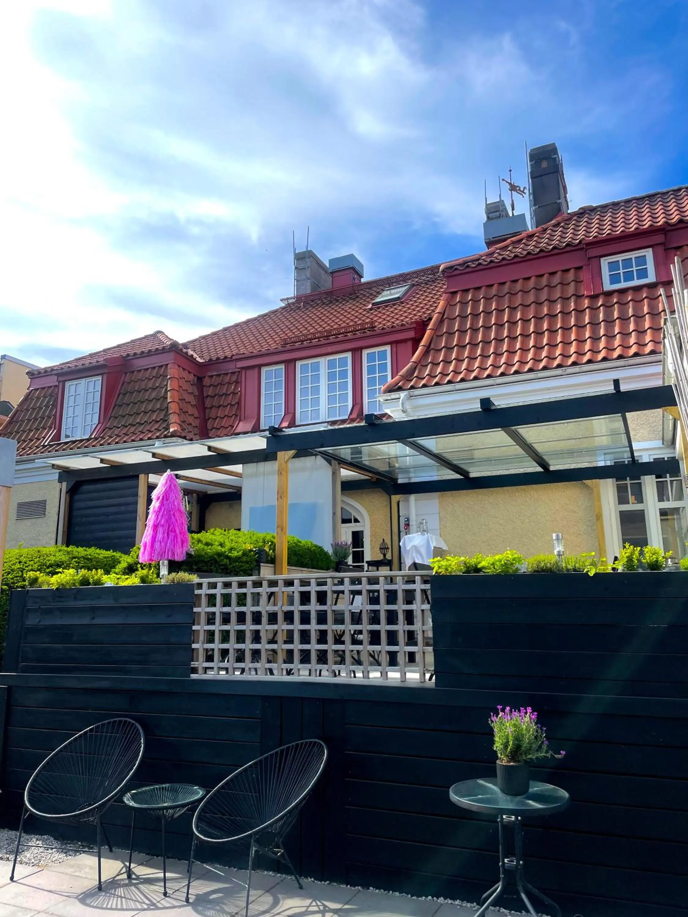 Balcony/Terrace in Hotell Dannegården