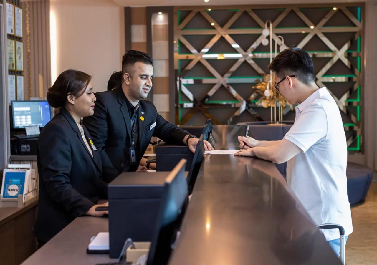 Lobby or reception in Hompton Hotel by the Beach