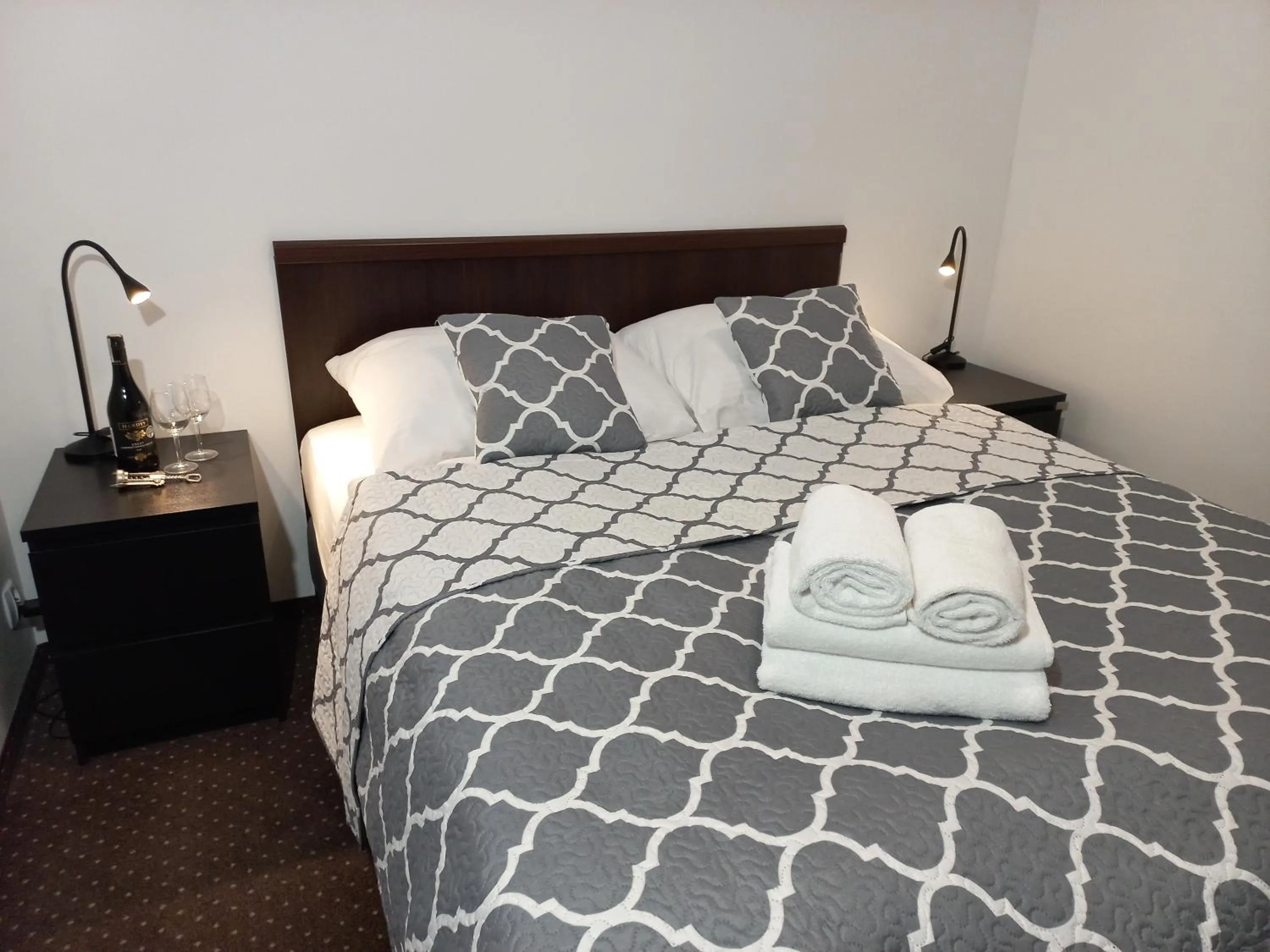 Bed in Pensjonat Plażowy Boss z Restauracją 50 metrów od Morza