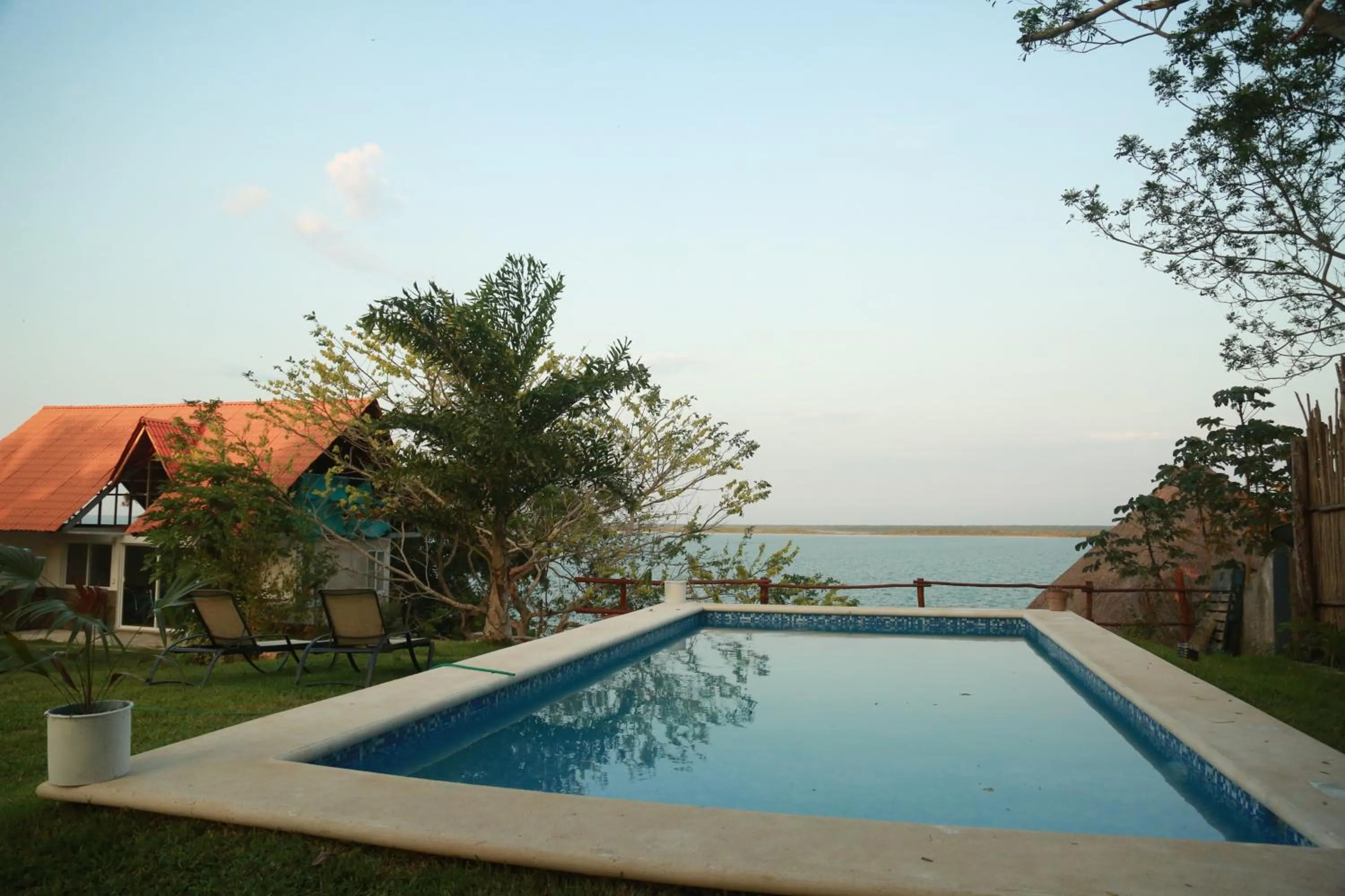 Swimming pool in Seven Blue House Village & Lodge