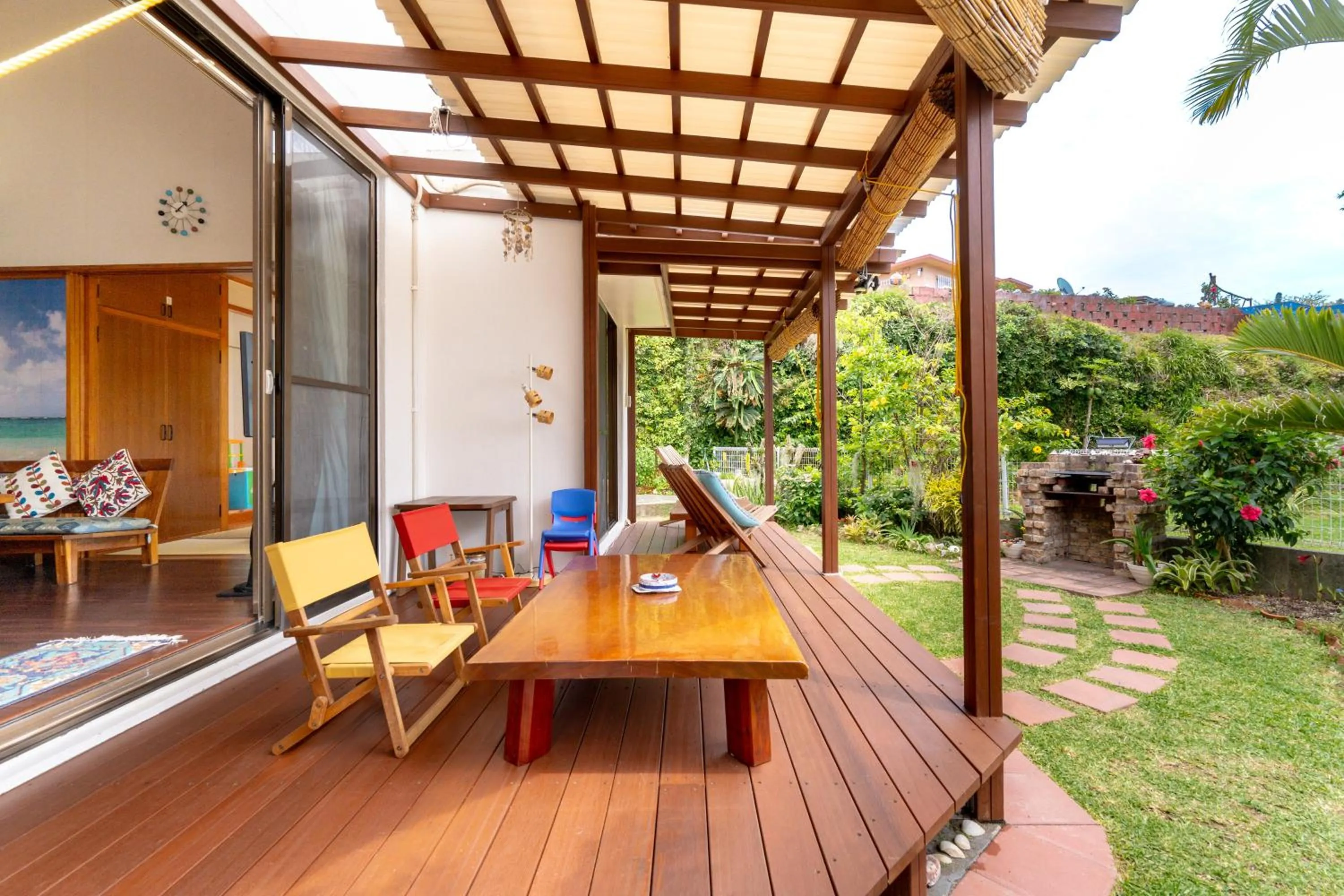 Garden in Beach House Yomitan