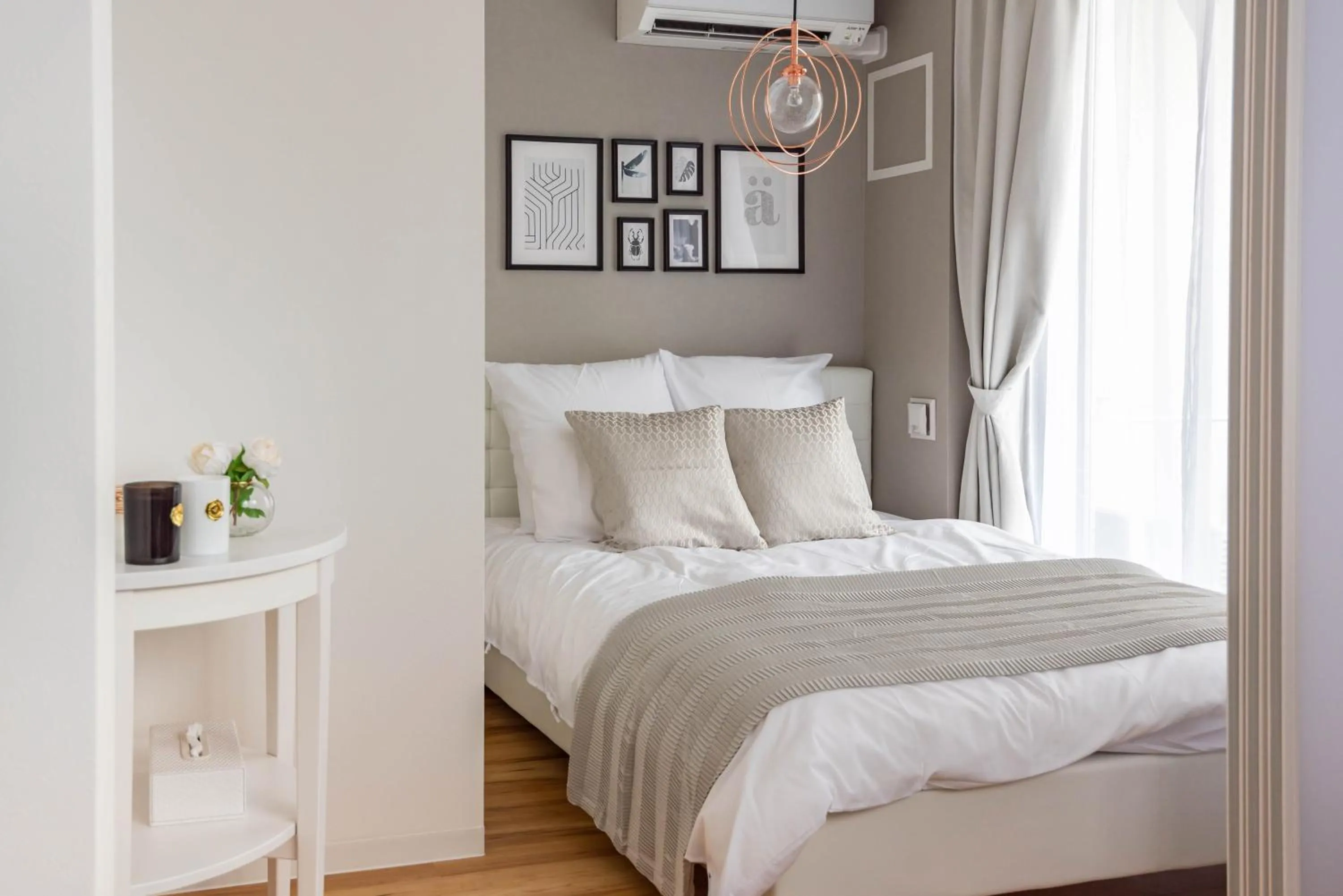 Bedroom, Bed in Exia Daikoku AFP Apartment
