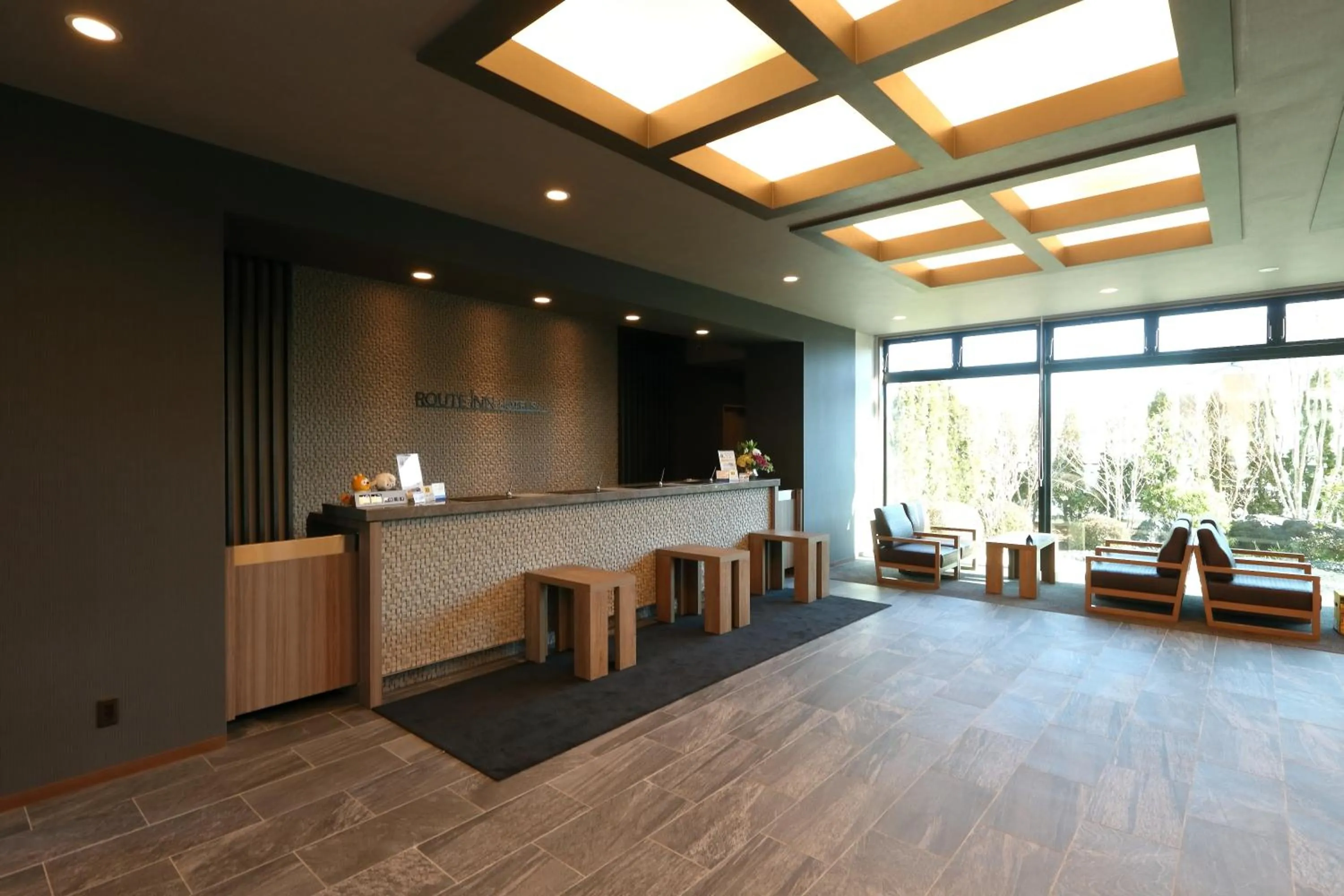 Lobby or reception in Hotel Route-Inn Shinshiro