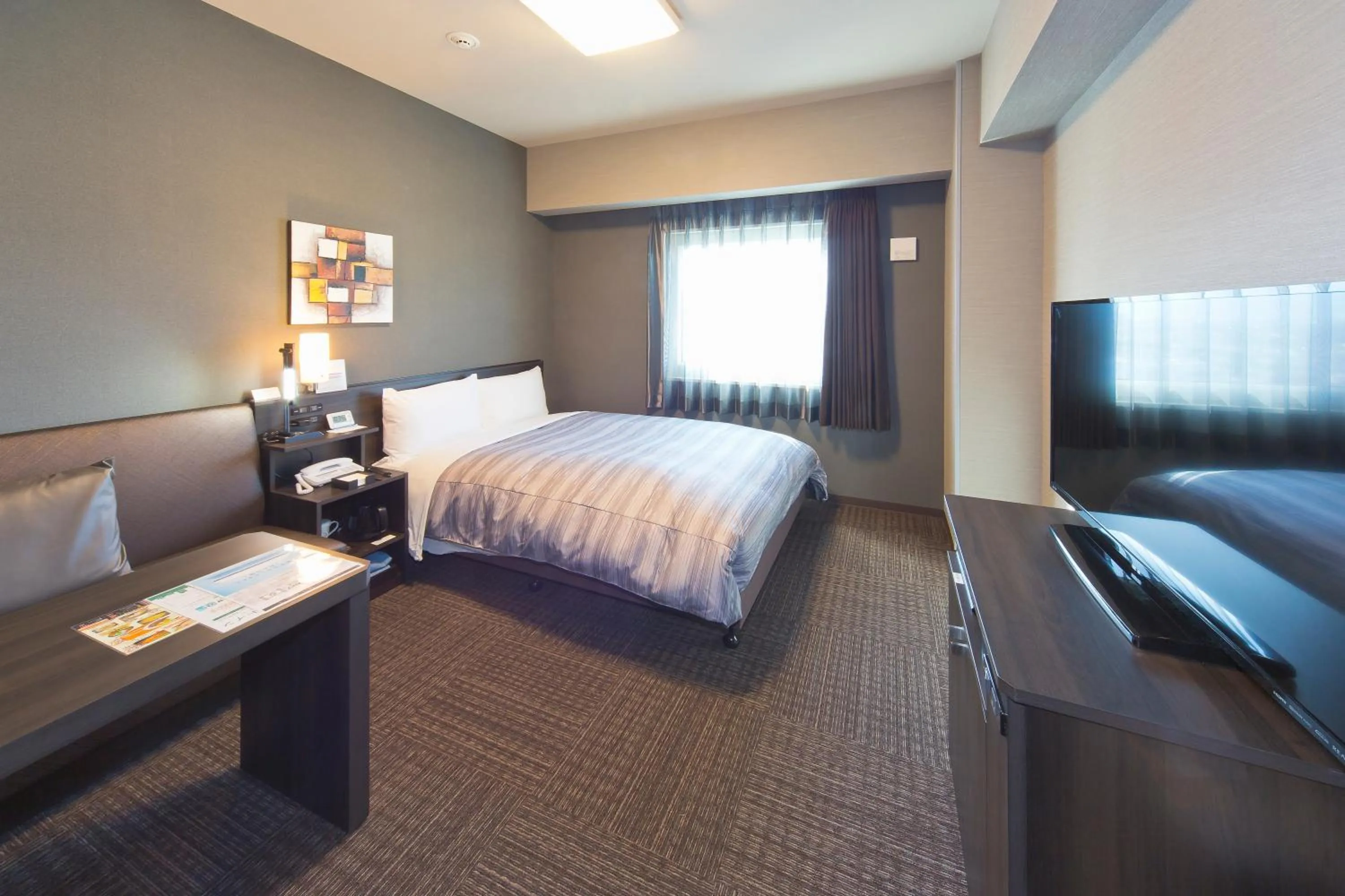 Photo of the whole room, Bed in Hotel Route-inn Yamaguchi Yuda Onsen