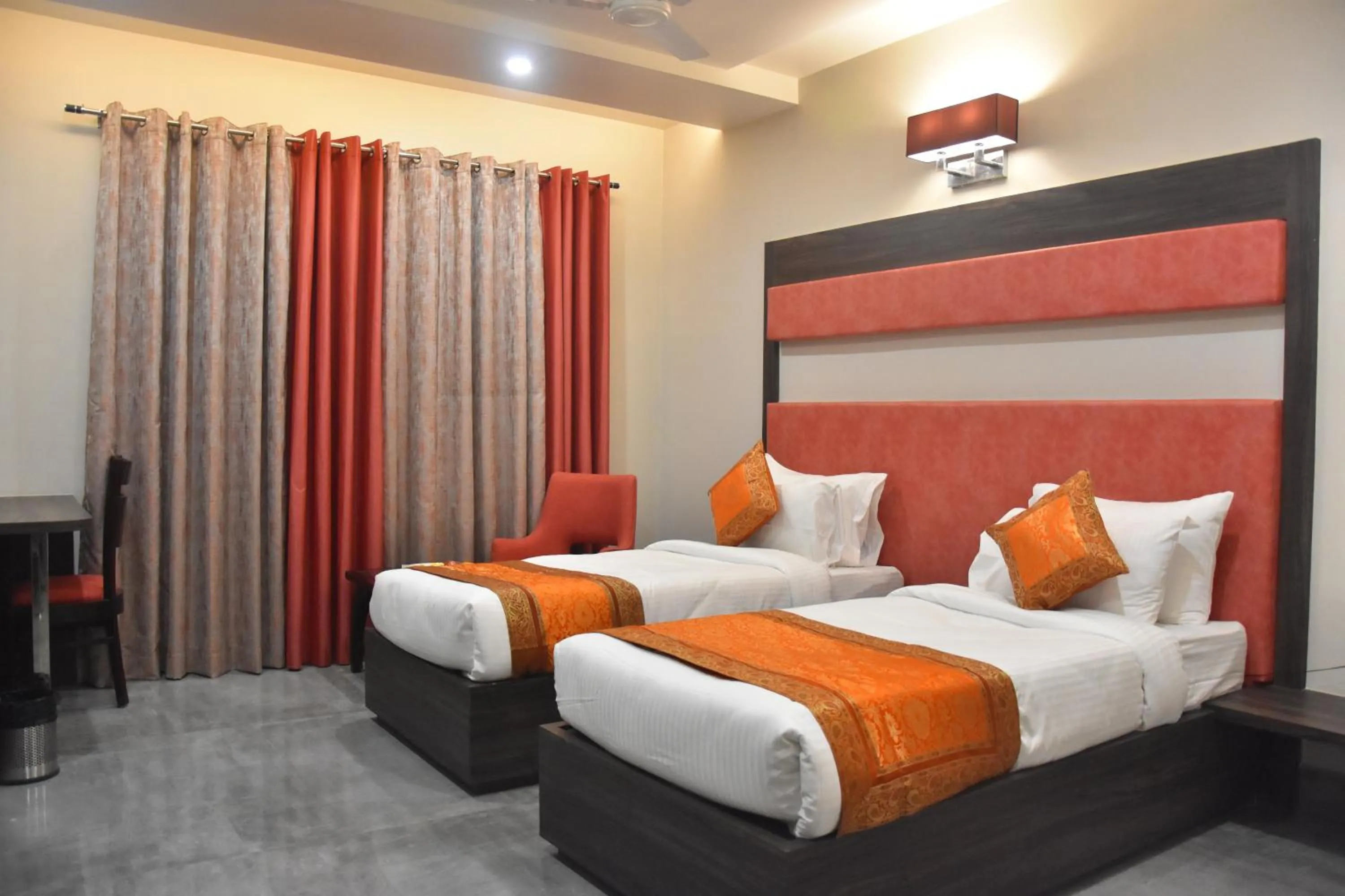 Photo of the whole room, Bed in Hotel Abhinav International