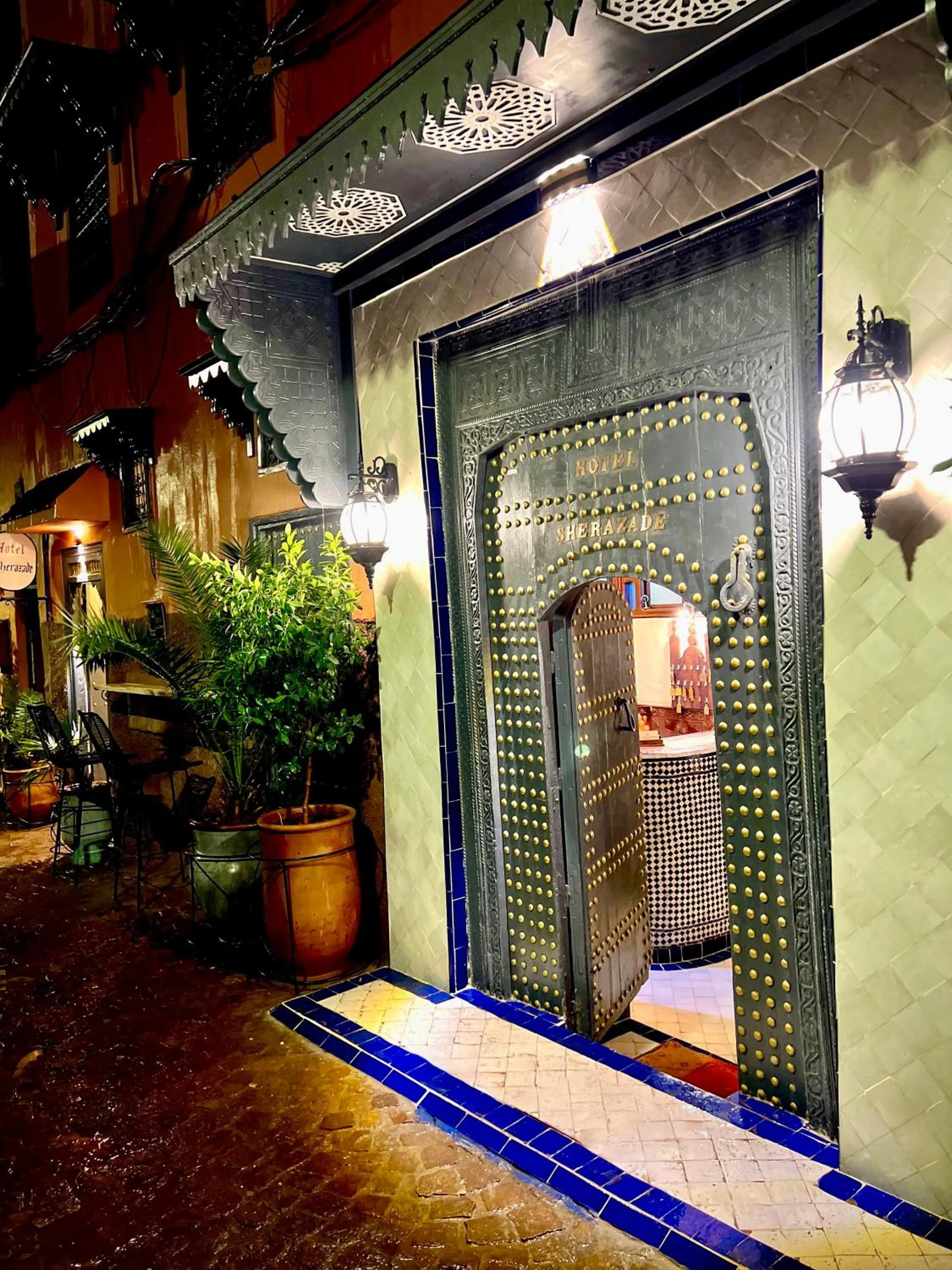 Facade/entrance in Riad Hotel Sherazade