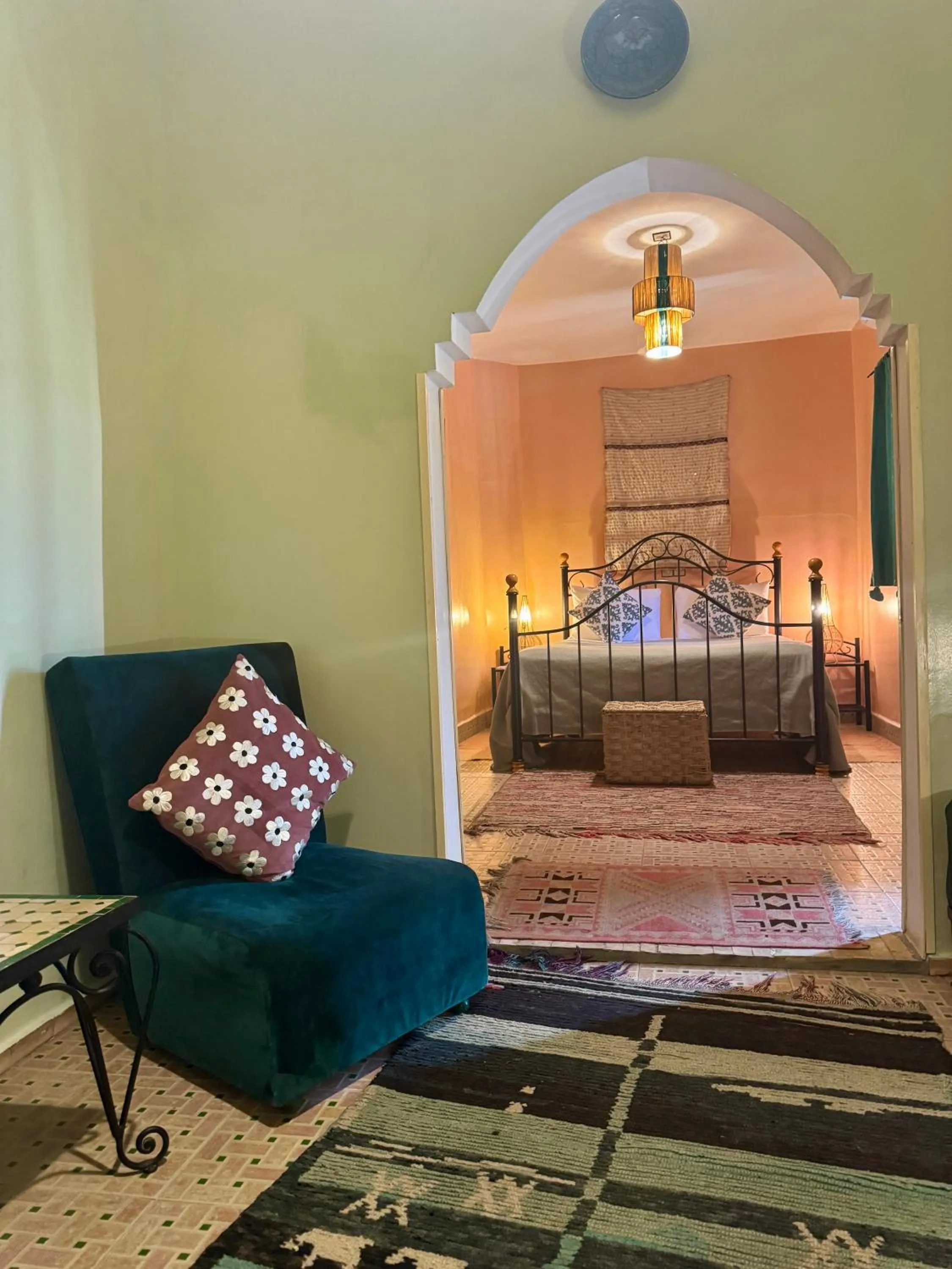 Bedroom, Bed in Riad Hotel Sherazade