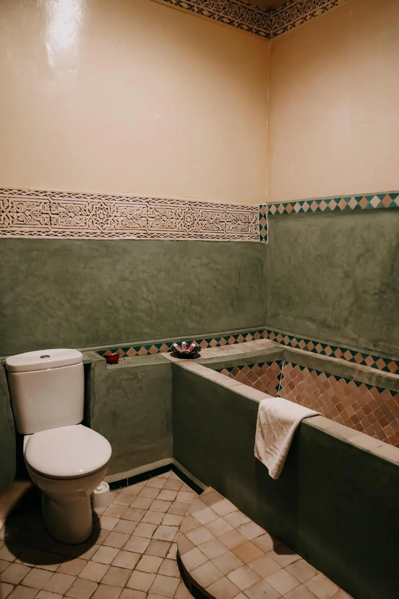Toilet in Riad Hotel Sherazade