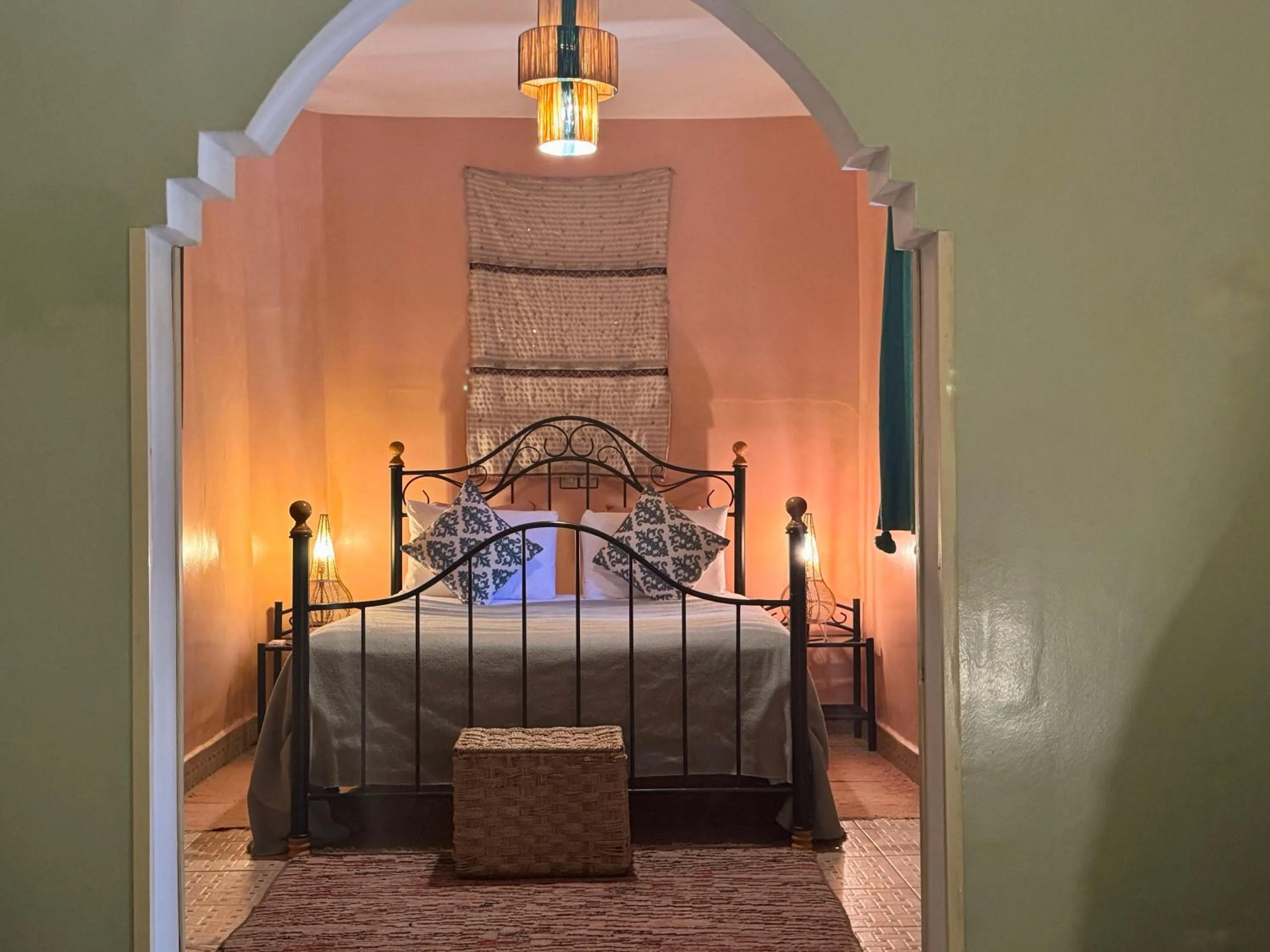 Bedroom, Bed in Riad Hotel Sherazade