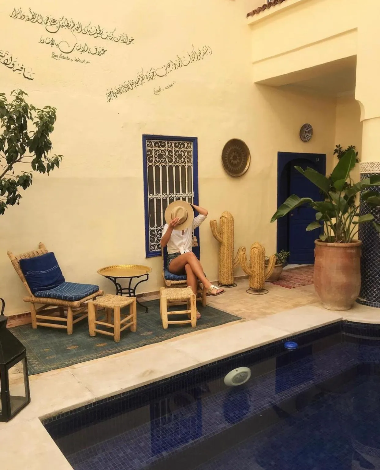 People in Riad Hotel Sherazade