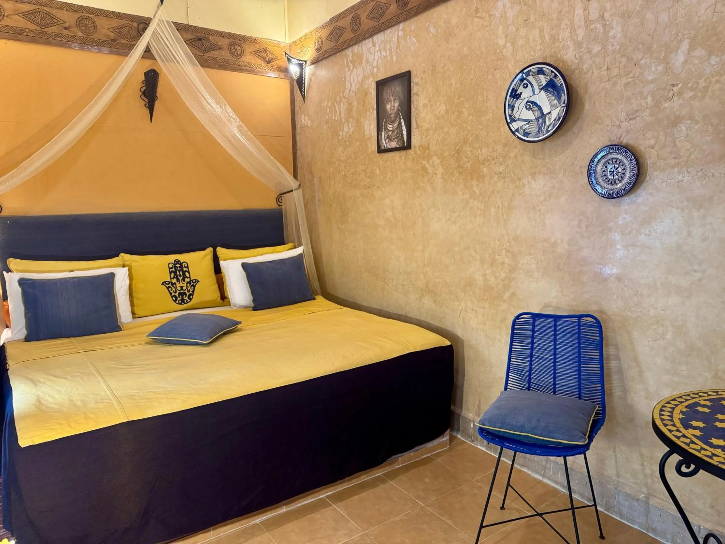 Bedroom, Bed in Riad Hotel Sherazade