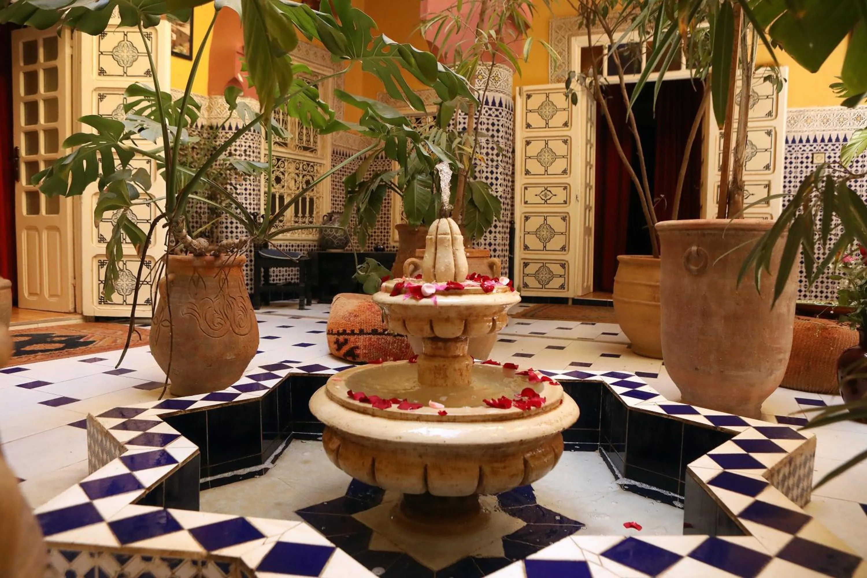 Patio in Riad Hotel Sherazade