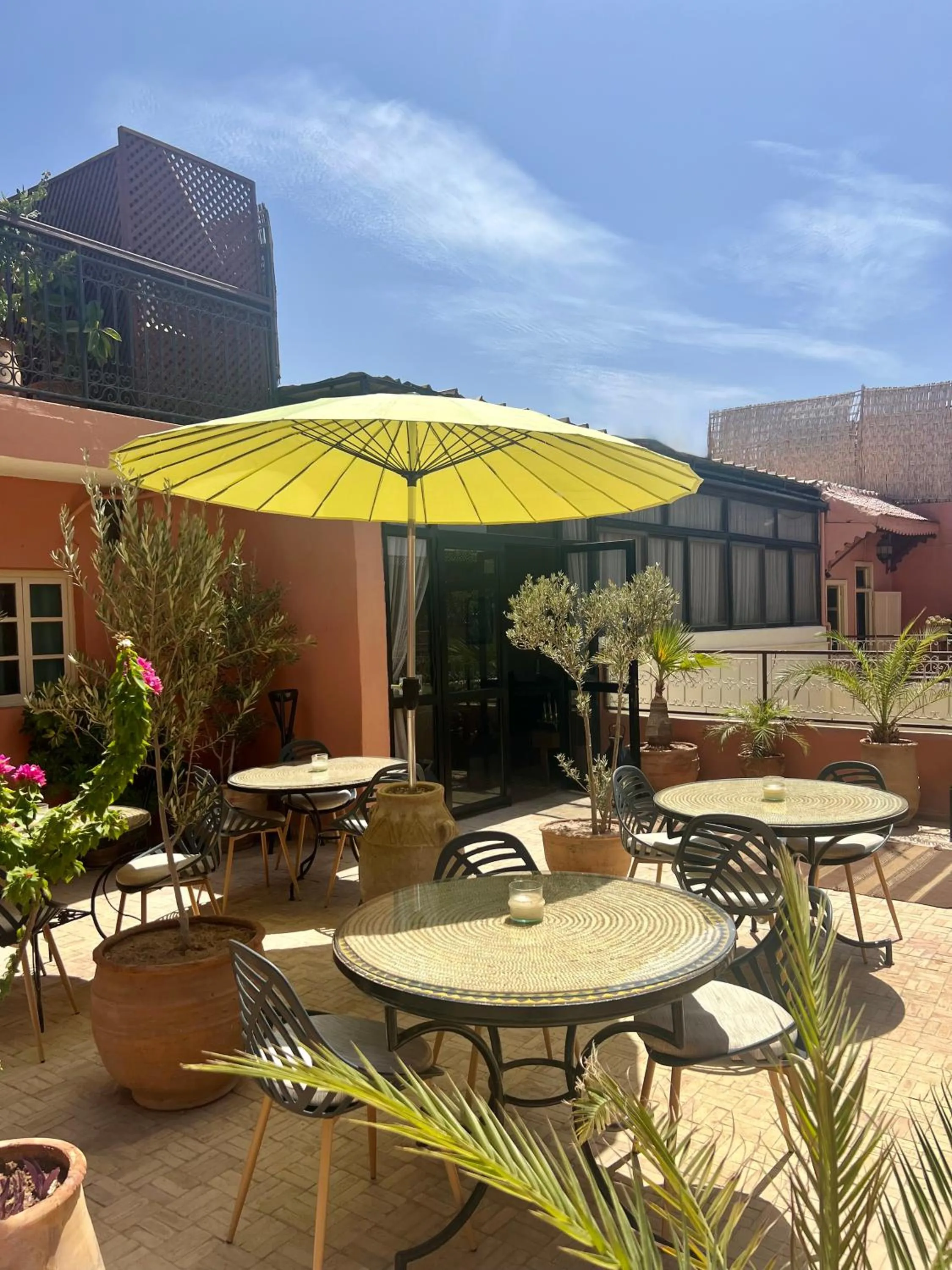 Balcony/Terrace in Riad Hotel Sherazade