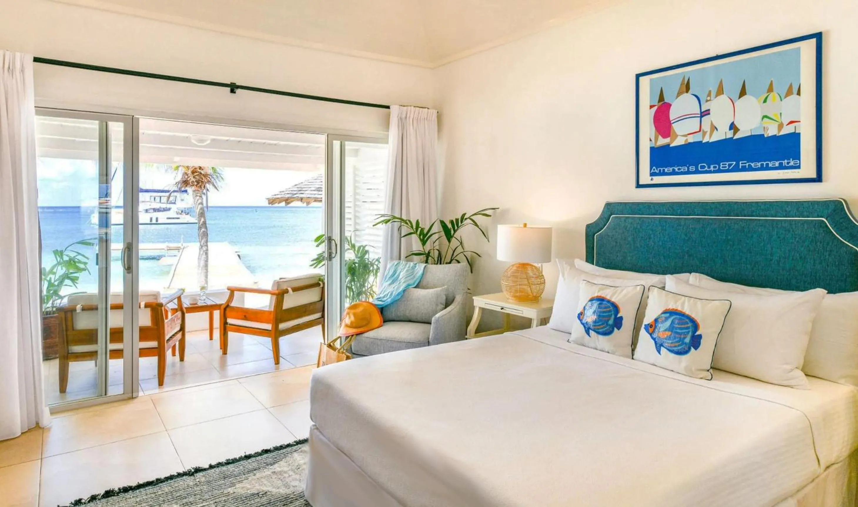 Bed in The Inn at English Harbour