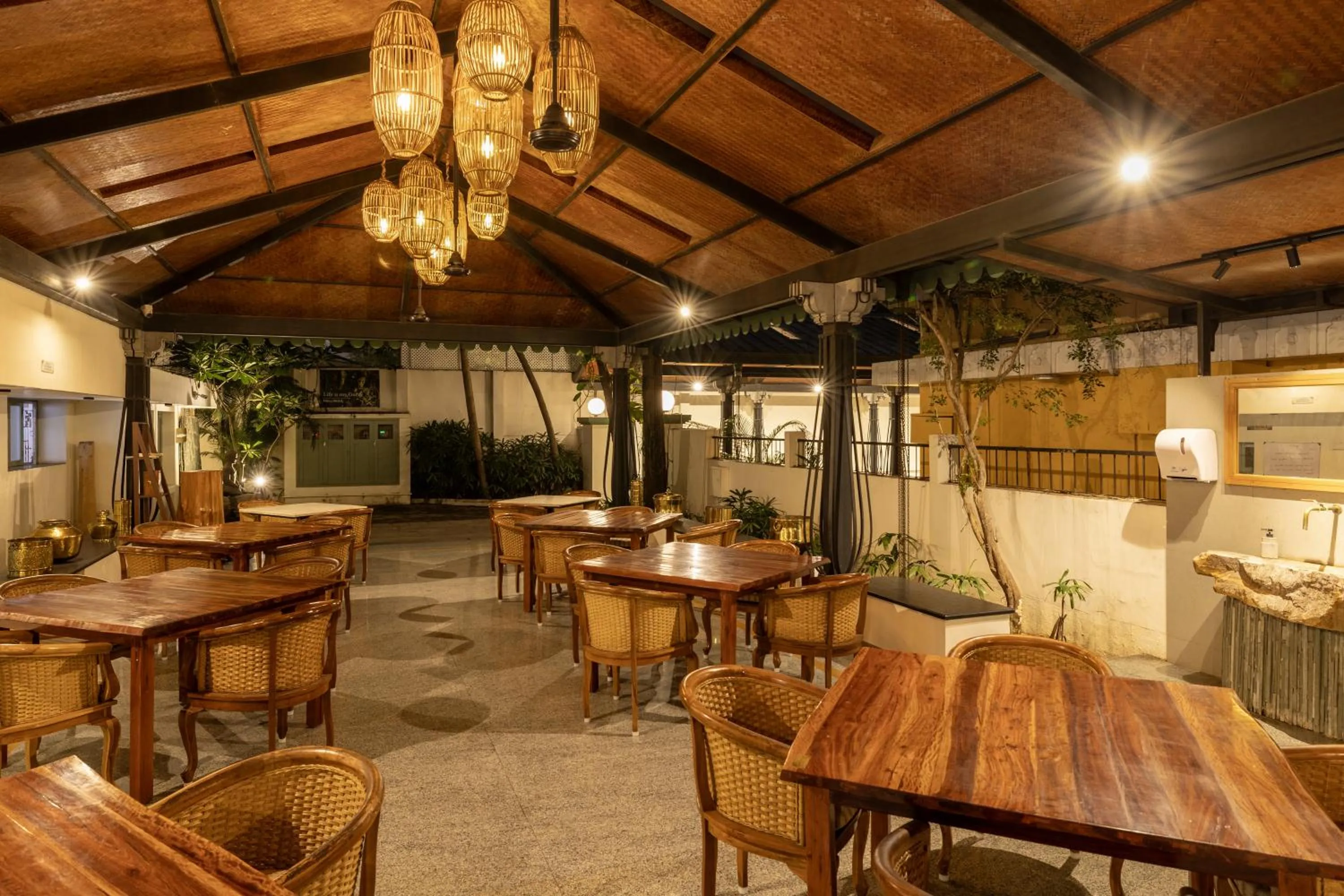 Restaurant/places to eat in Hanu Reddy Residences, Poes Garden - Boutique Urban Retreat