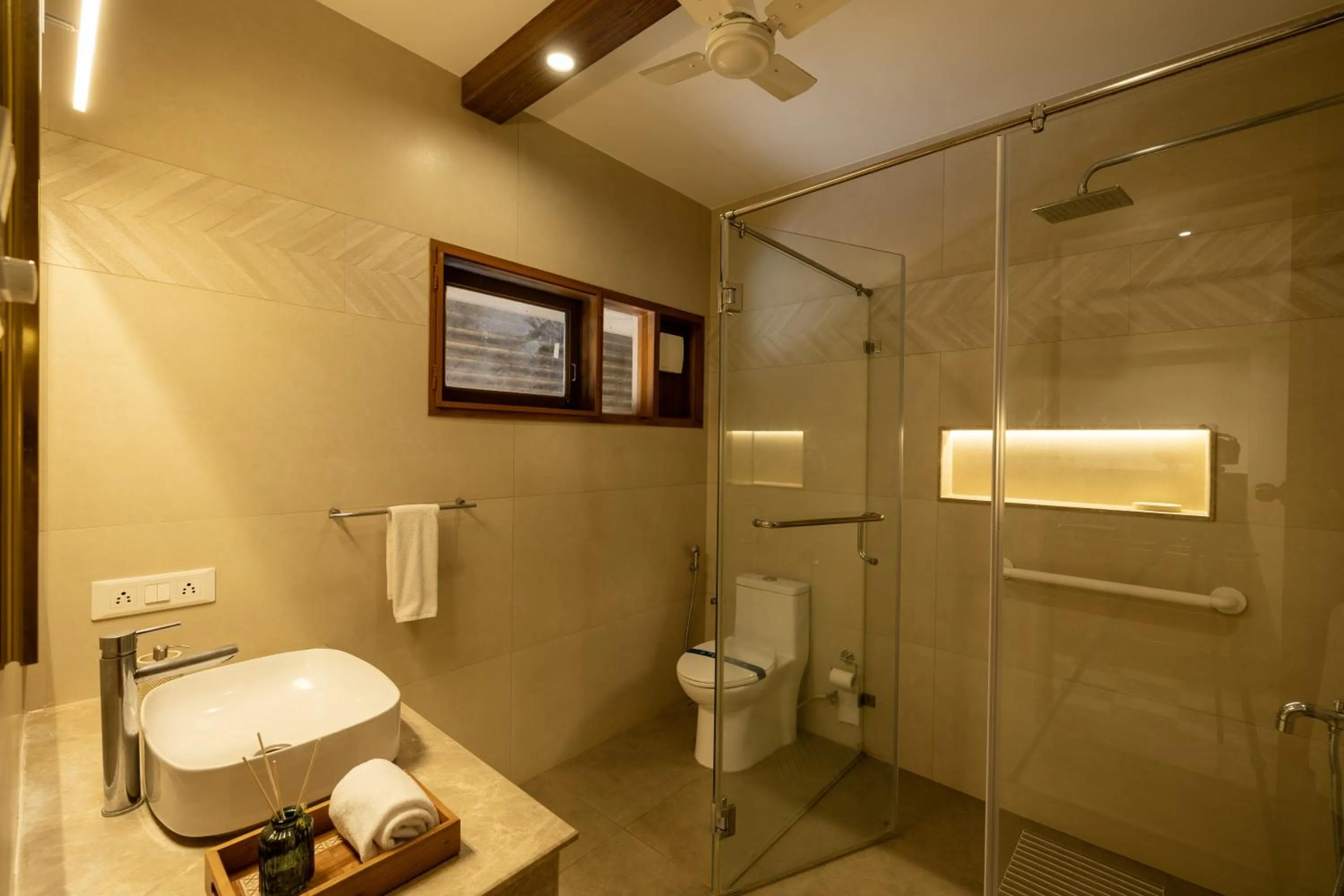 Shower in Hanu Reddy Residences, Poes Garden - Boutique Urban Retreat