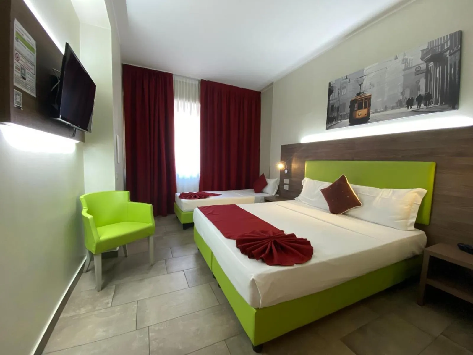 TV and multimedia, Bed in Hotel Stradivari