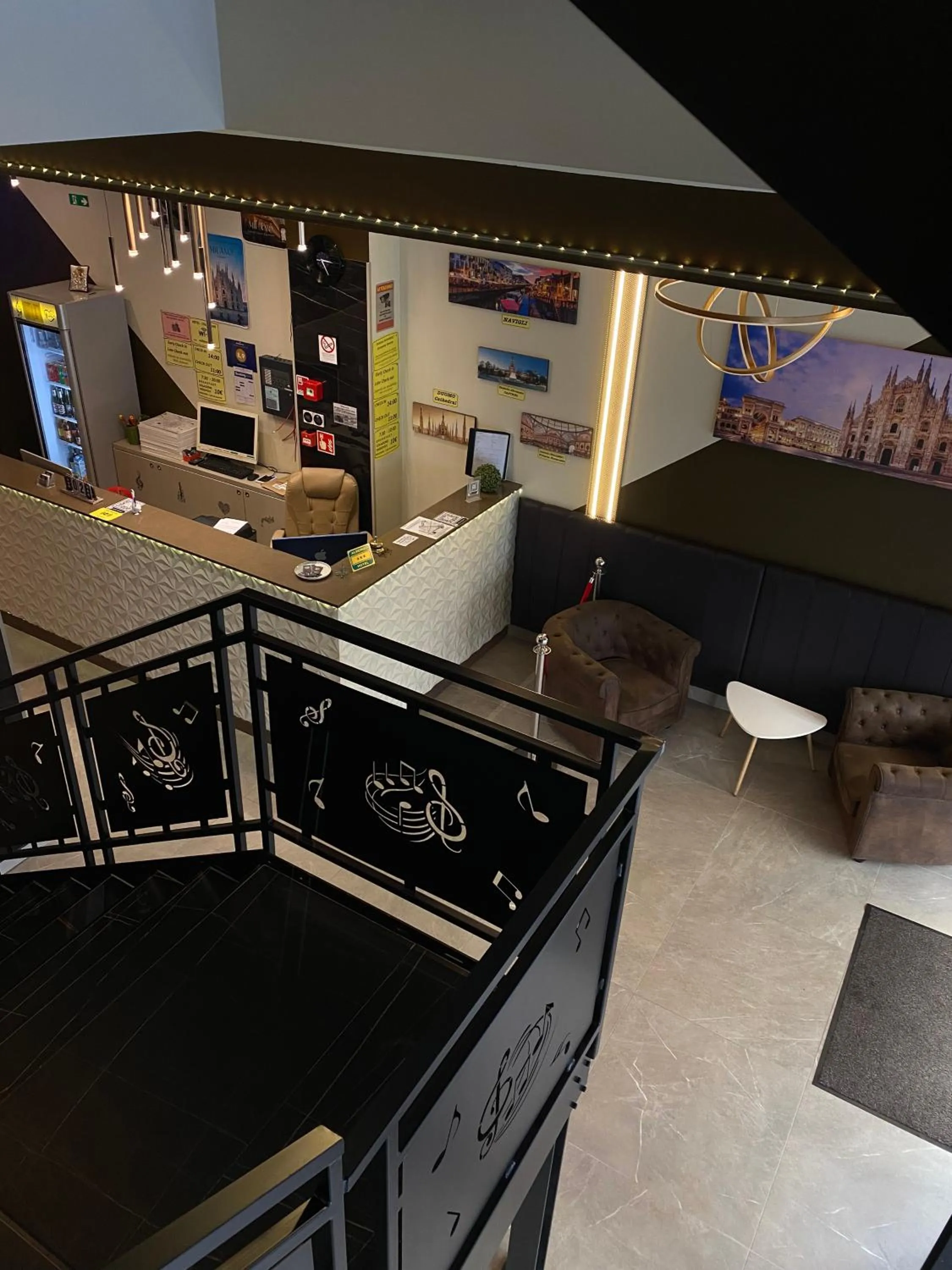 Lobby or reception in Hotel Stradivari