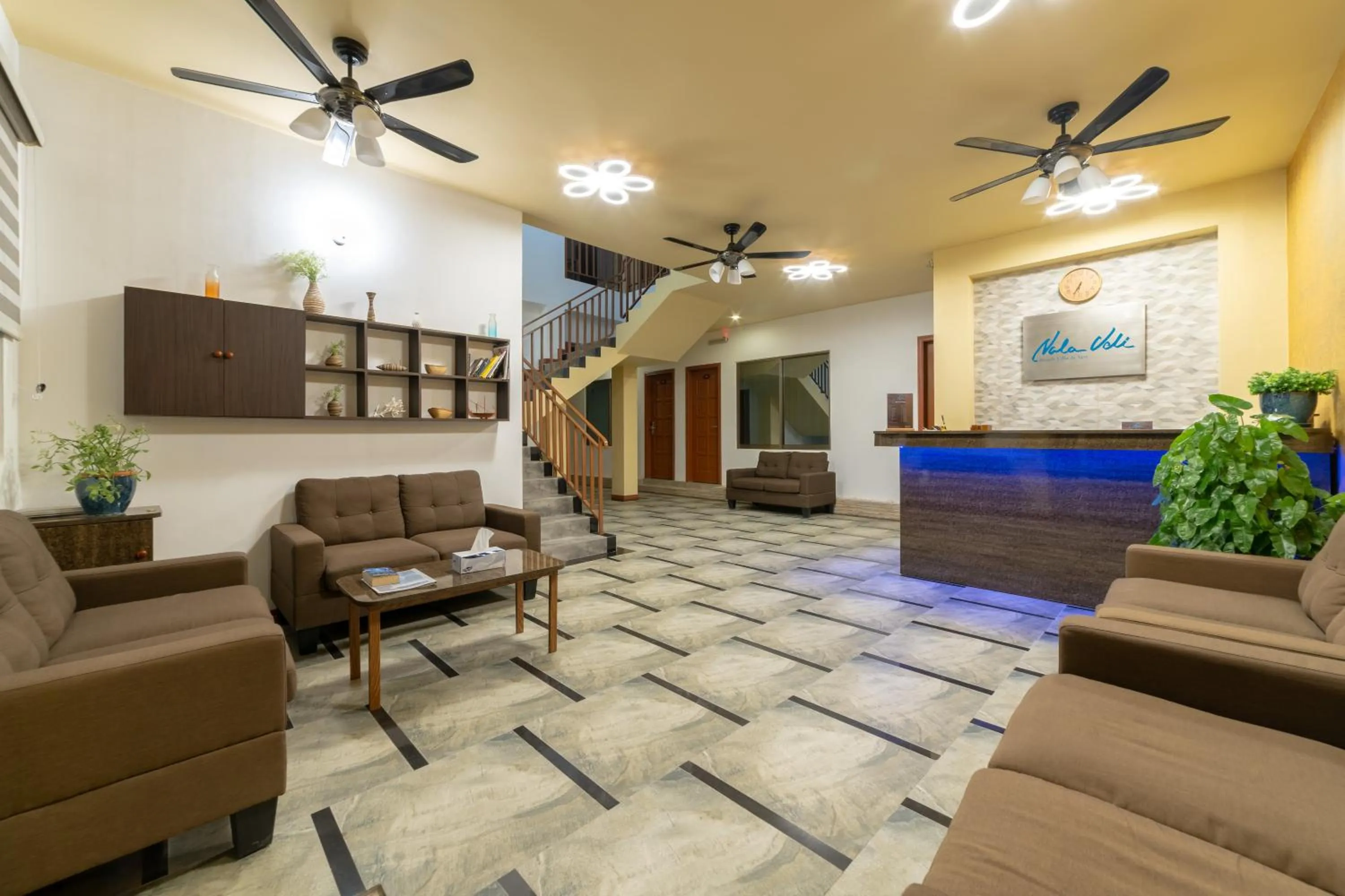 Lobby or reception in Nala Veli Beach & Spa