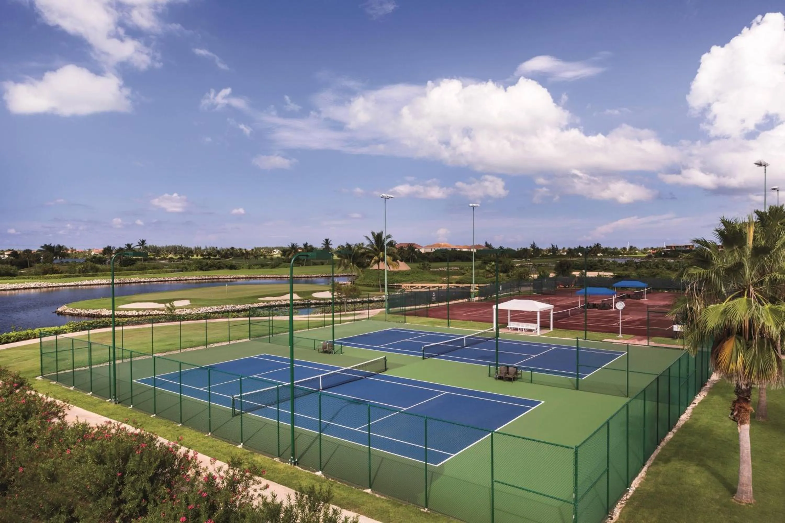 Tennis court in The Ritz-Carlton, Grand Cayman