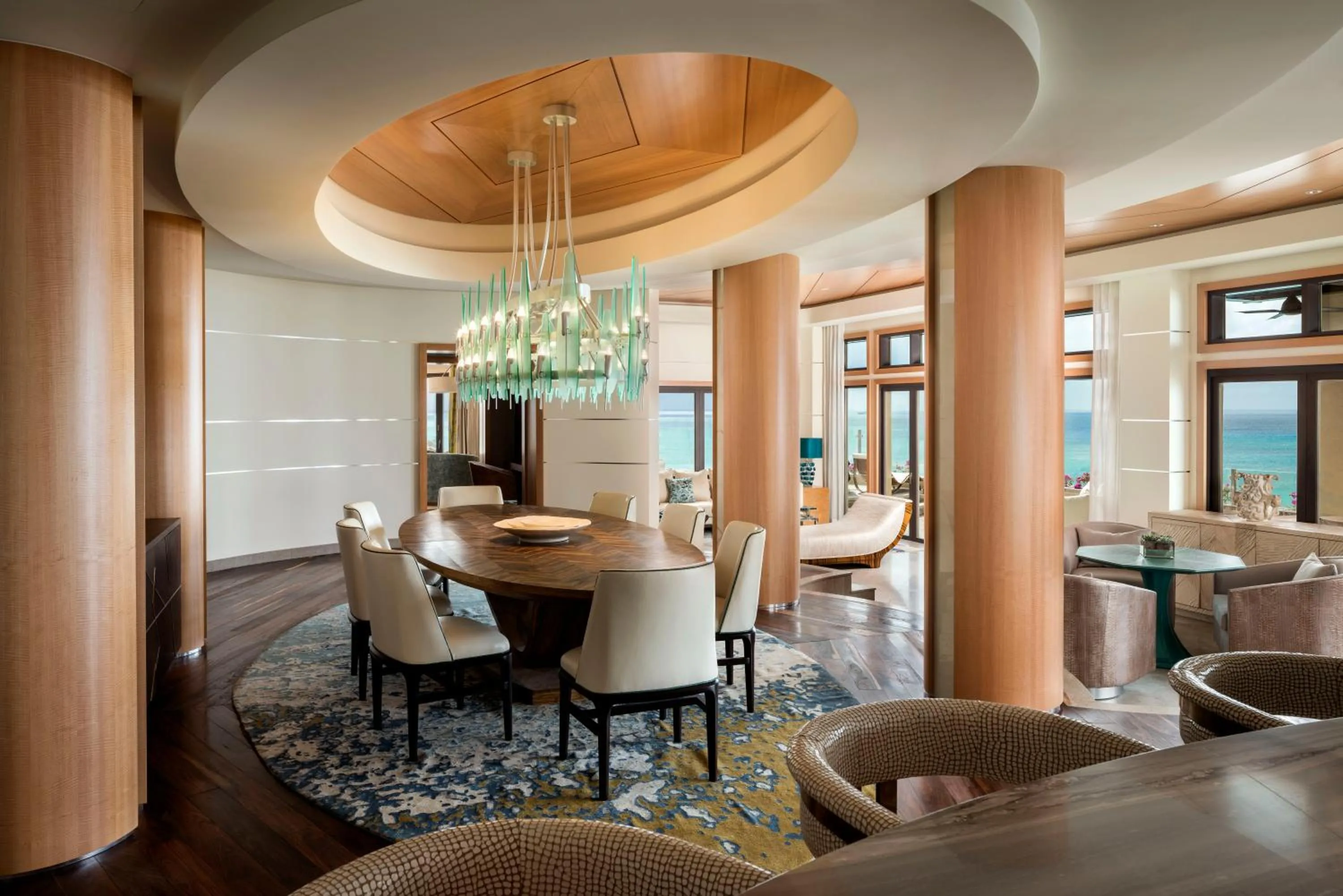 Dining area in The Ritz-Carlton, Grand Cayman