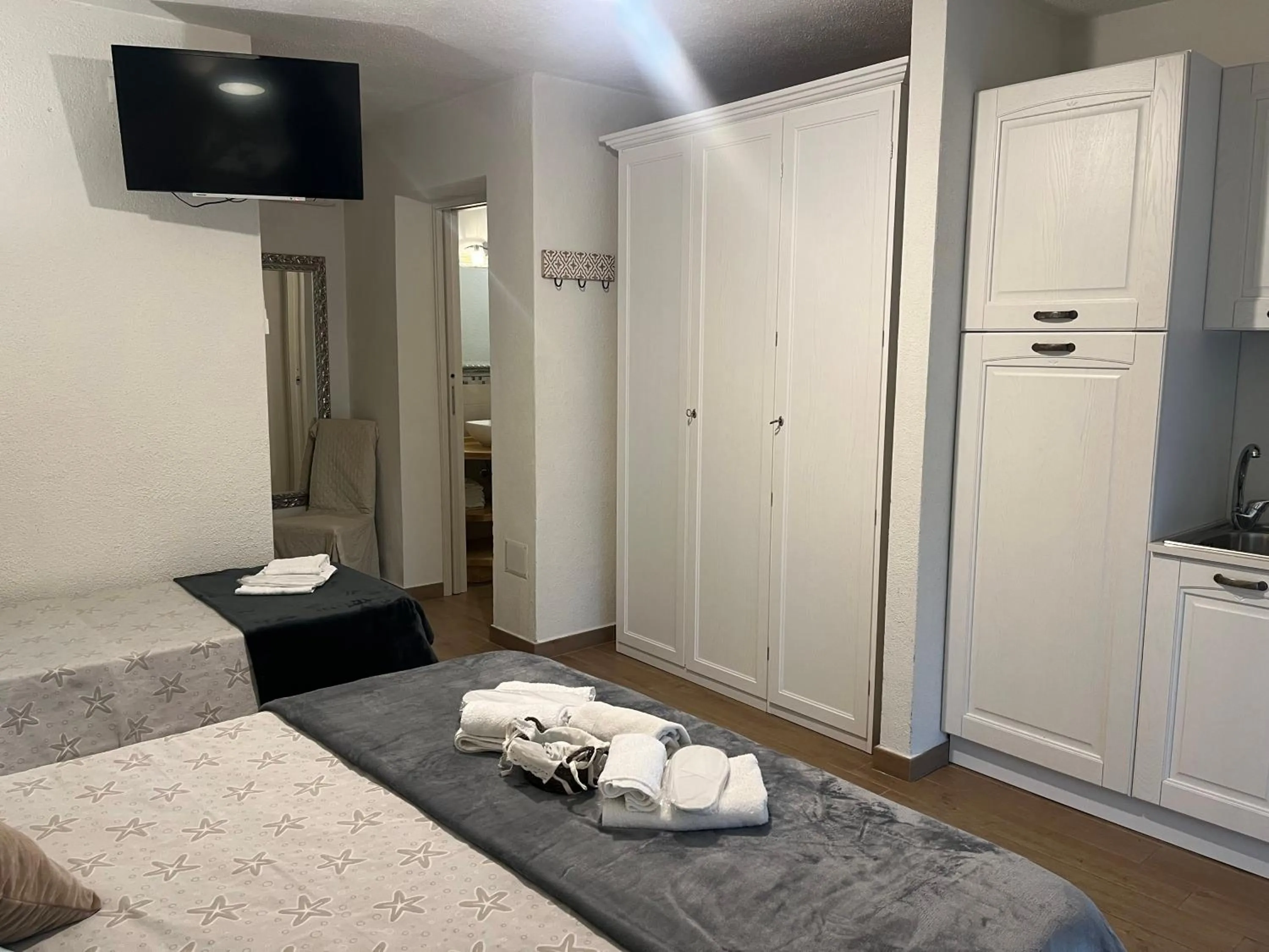 Bed in Il Giardino di Daniela Apartments