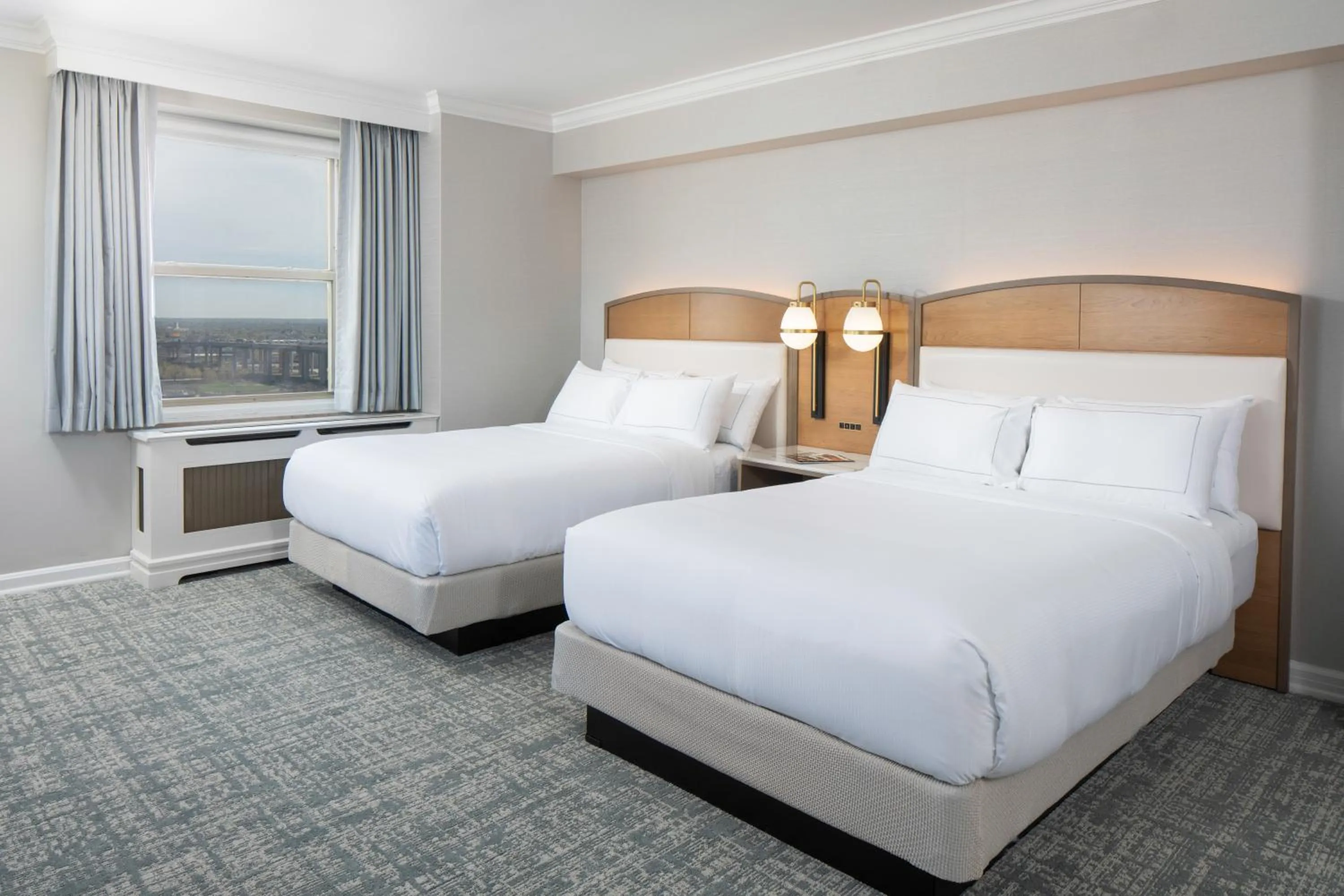 Bed in Hilton Milwaukee