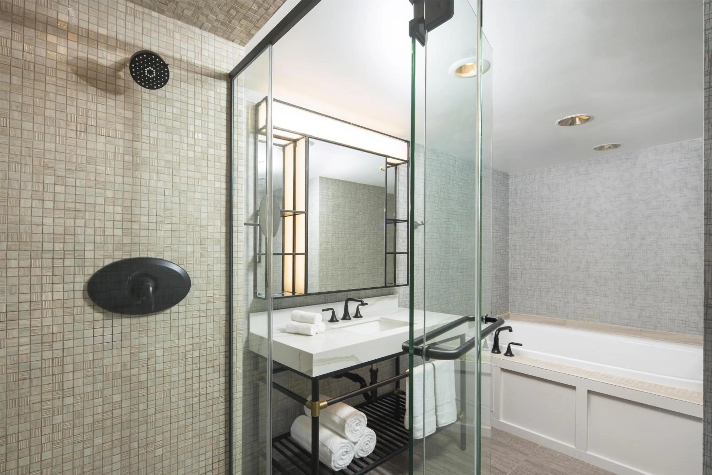 Bathroom in Hilton Milwaukee