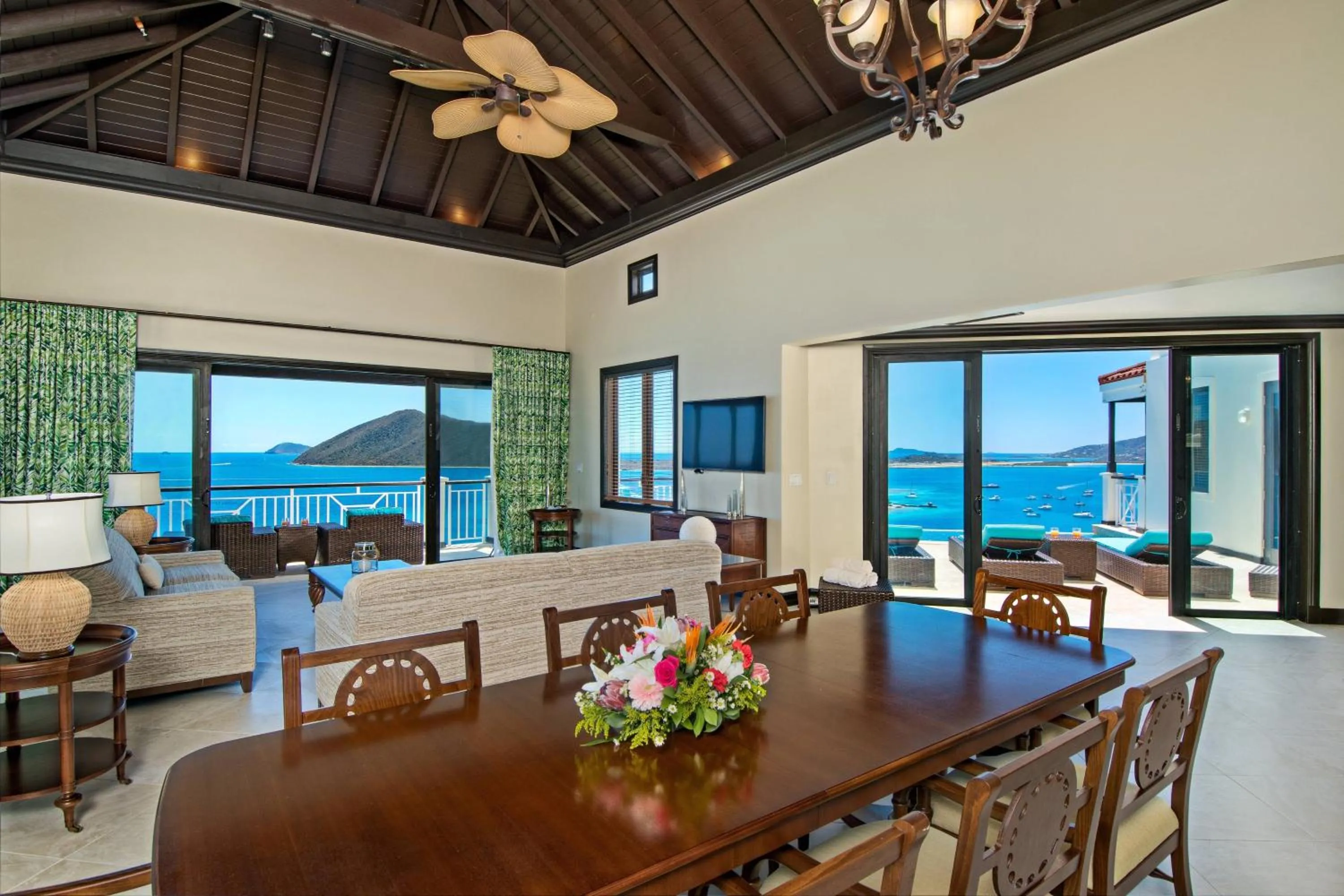 Living room in Scrub Island Resort, Spa & Marina