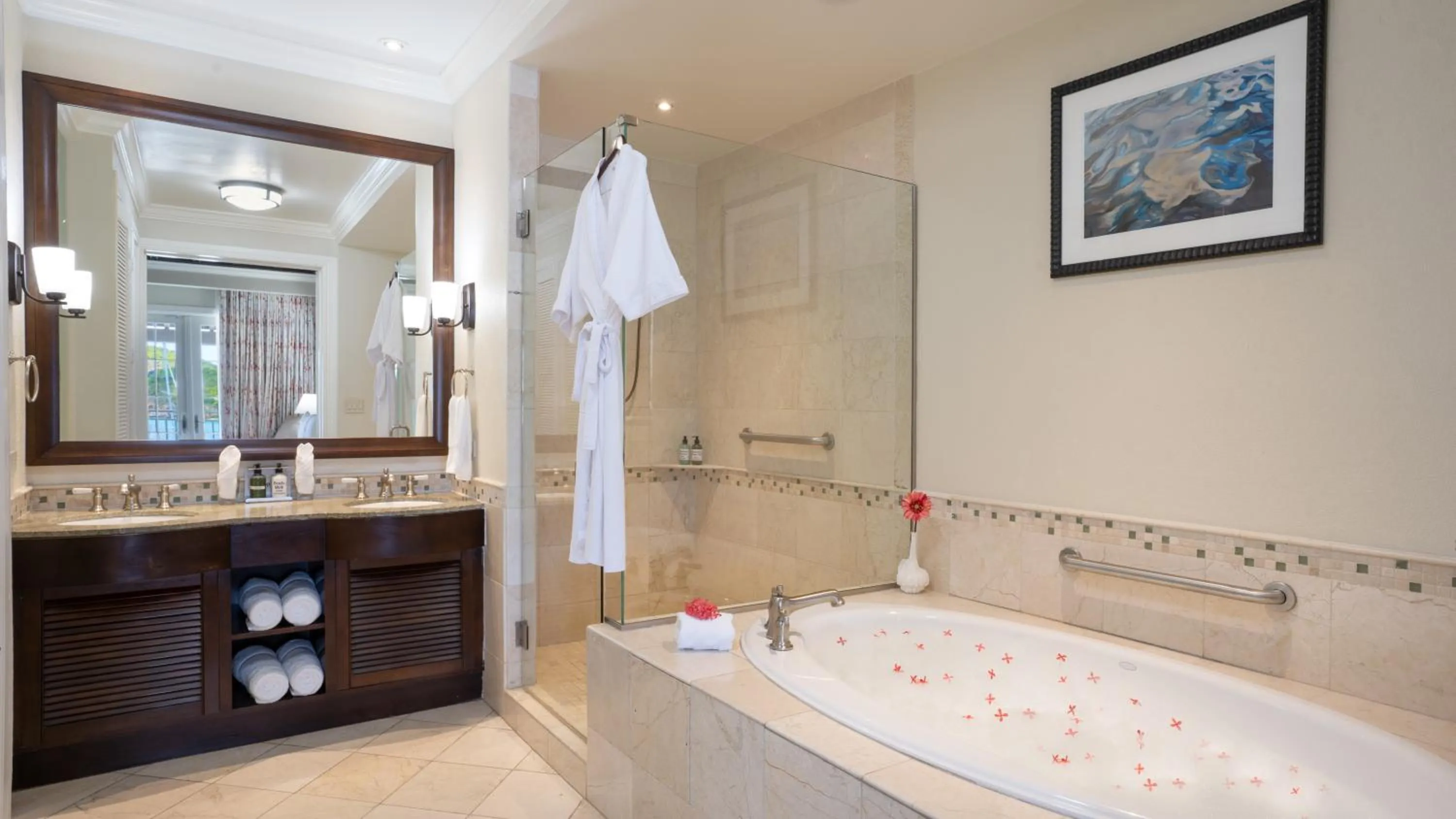 Bathroom in Scrub Island Resort, Spa & Marina