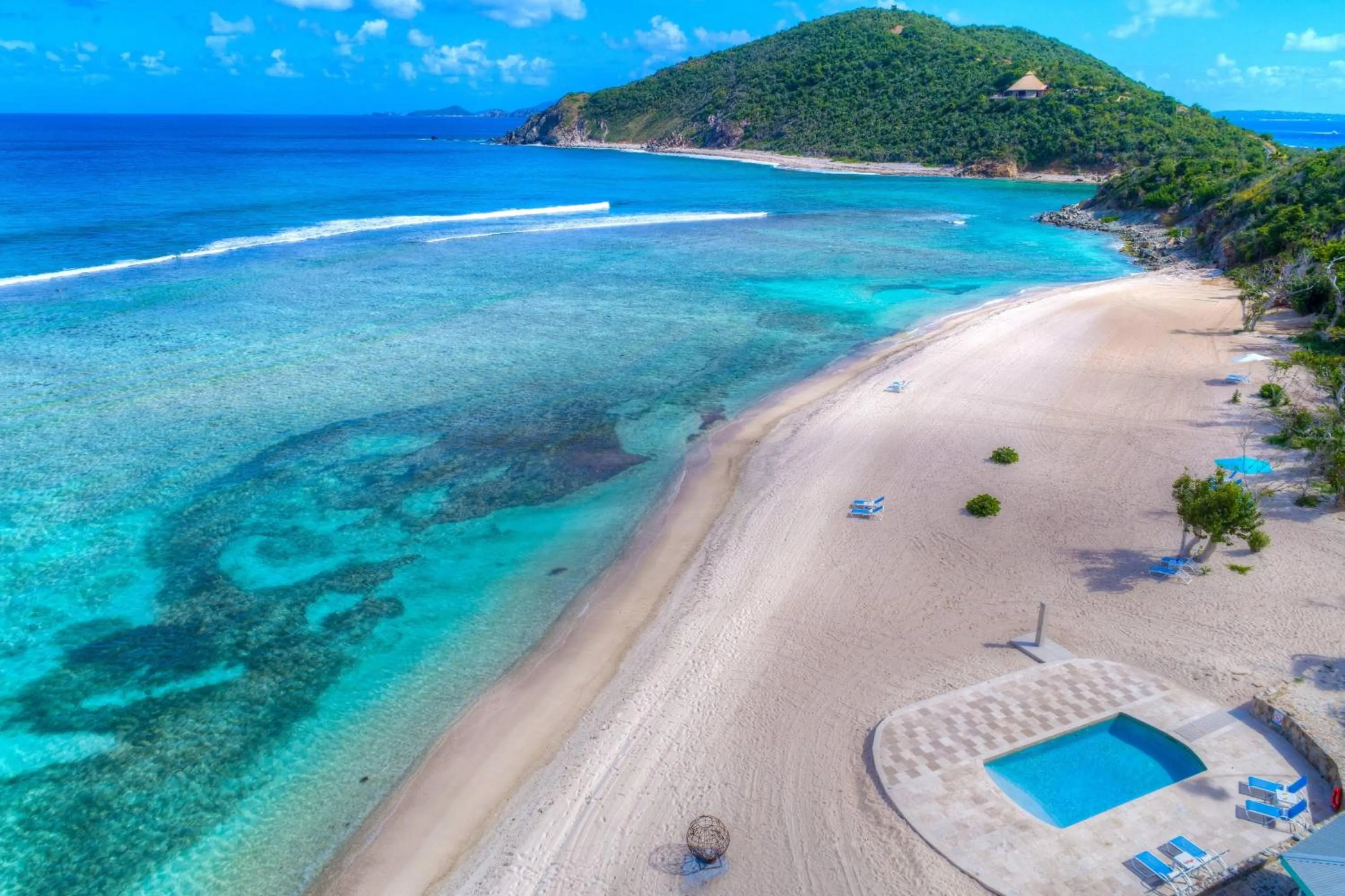 Beach in Scrub Island Resort, Spa & Marina