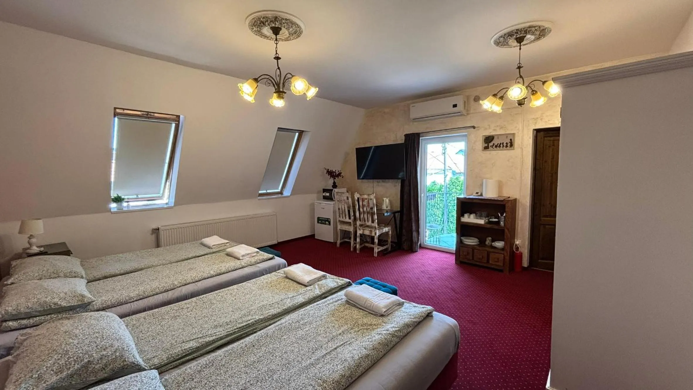 Bed in Pannónia Rooms and Apartments