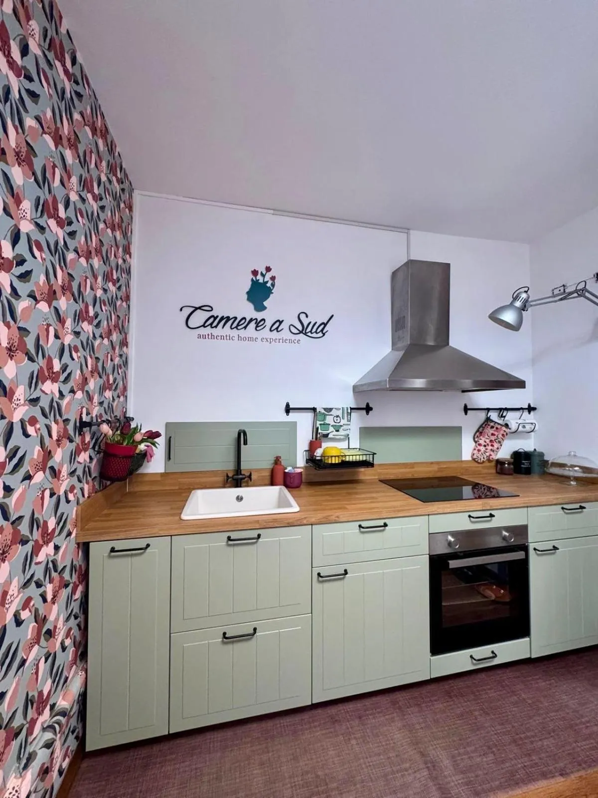 Kitchen or kitchenette in Camere a Sud