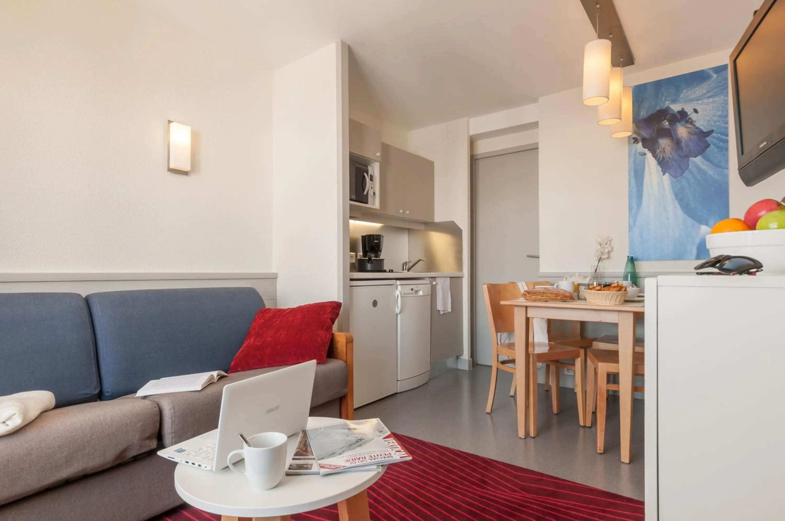 Living room in Résidence Pierre & Vacances Antarès