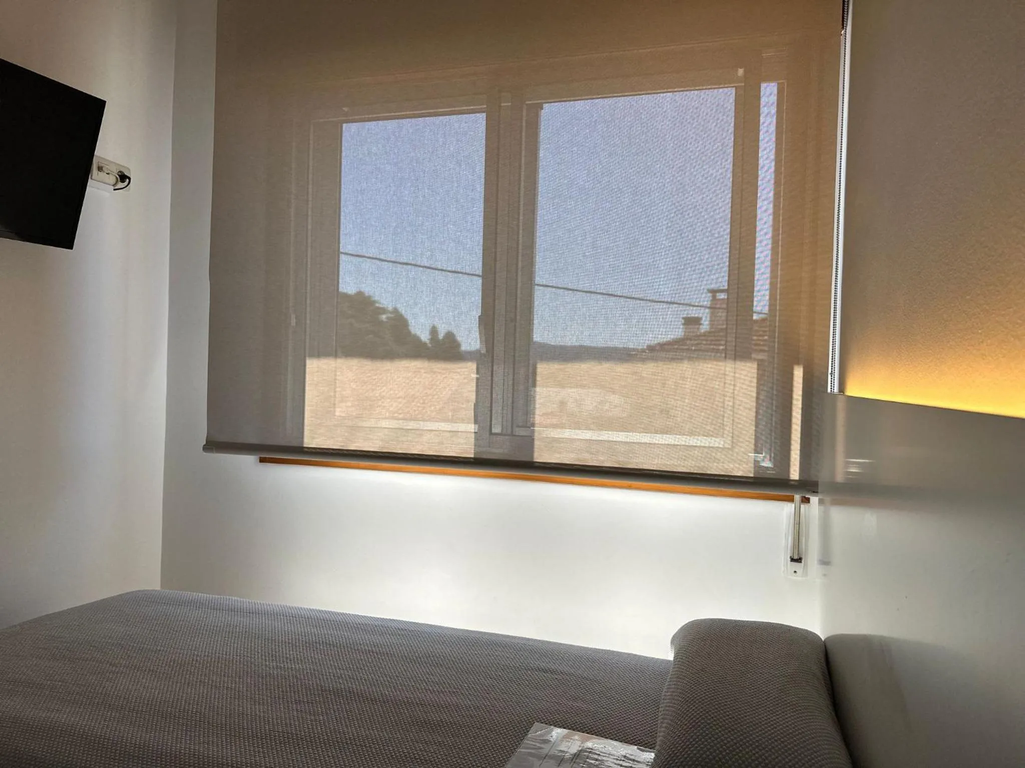 Bed in Pensión Venus