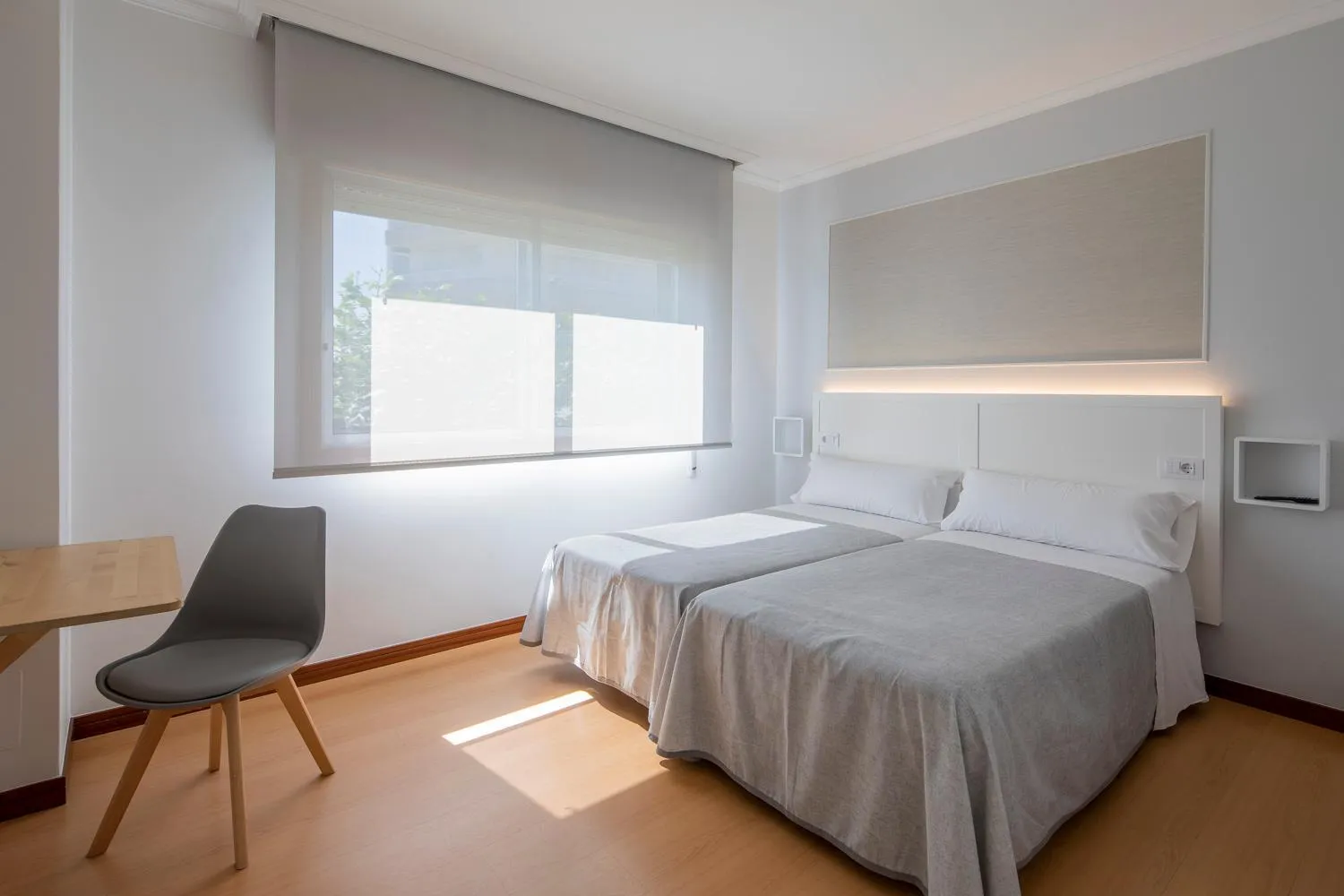 Bed in Pensión Venus