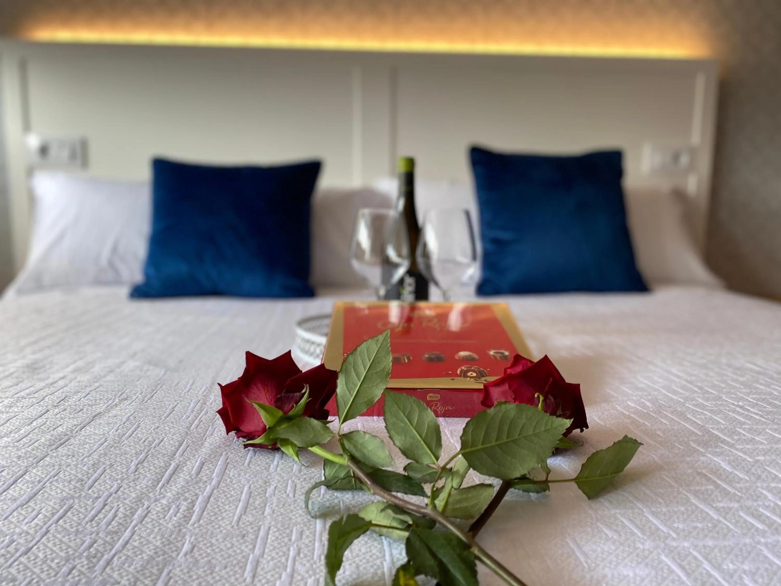 Bed in Pensión Venus