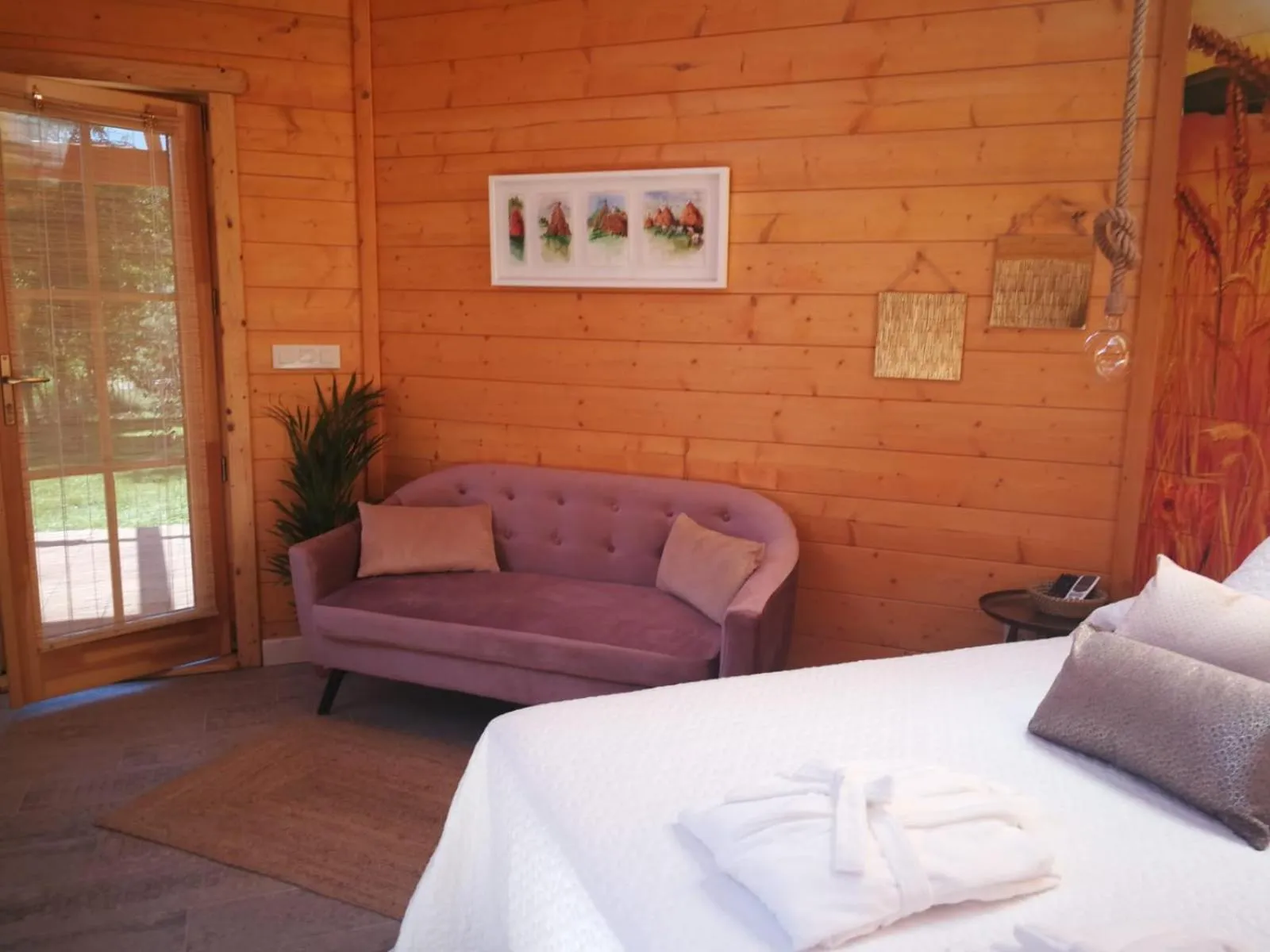 Bed in Cabanas da Ría