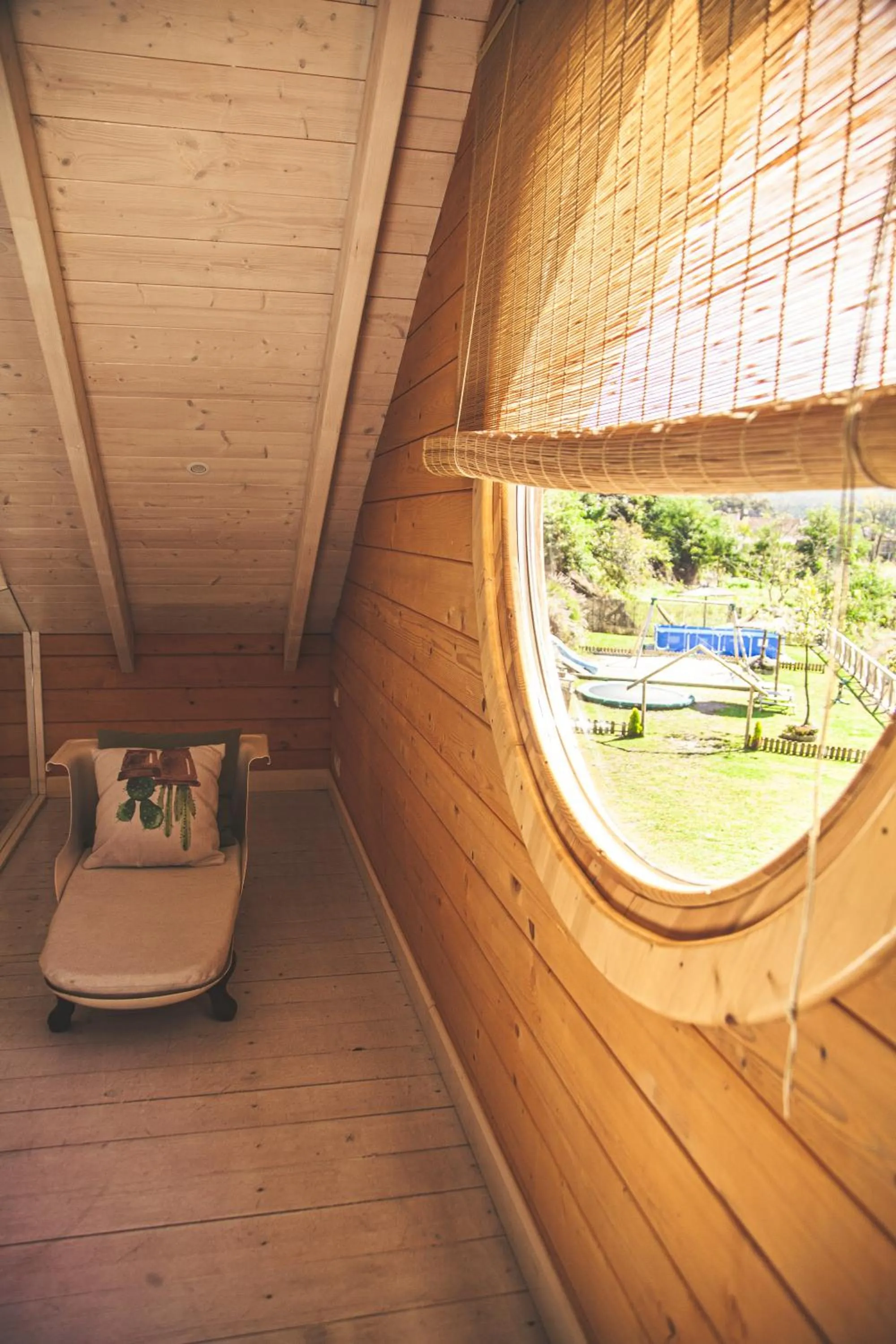 Garden view in Cabanas da Ría