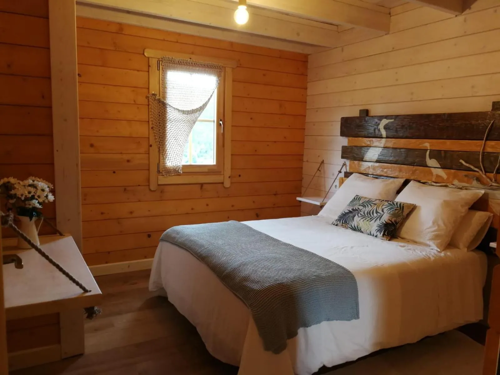 Bed in Cabanas da Ría