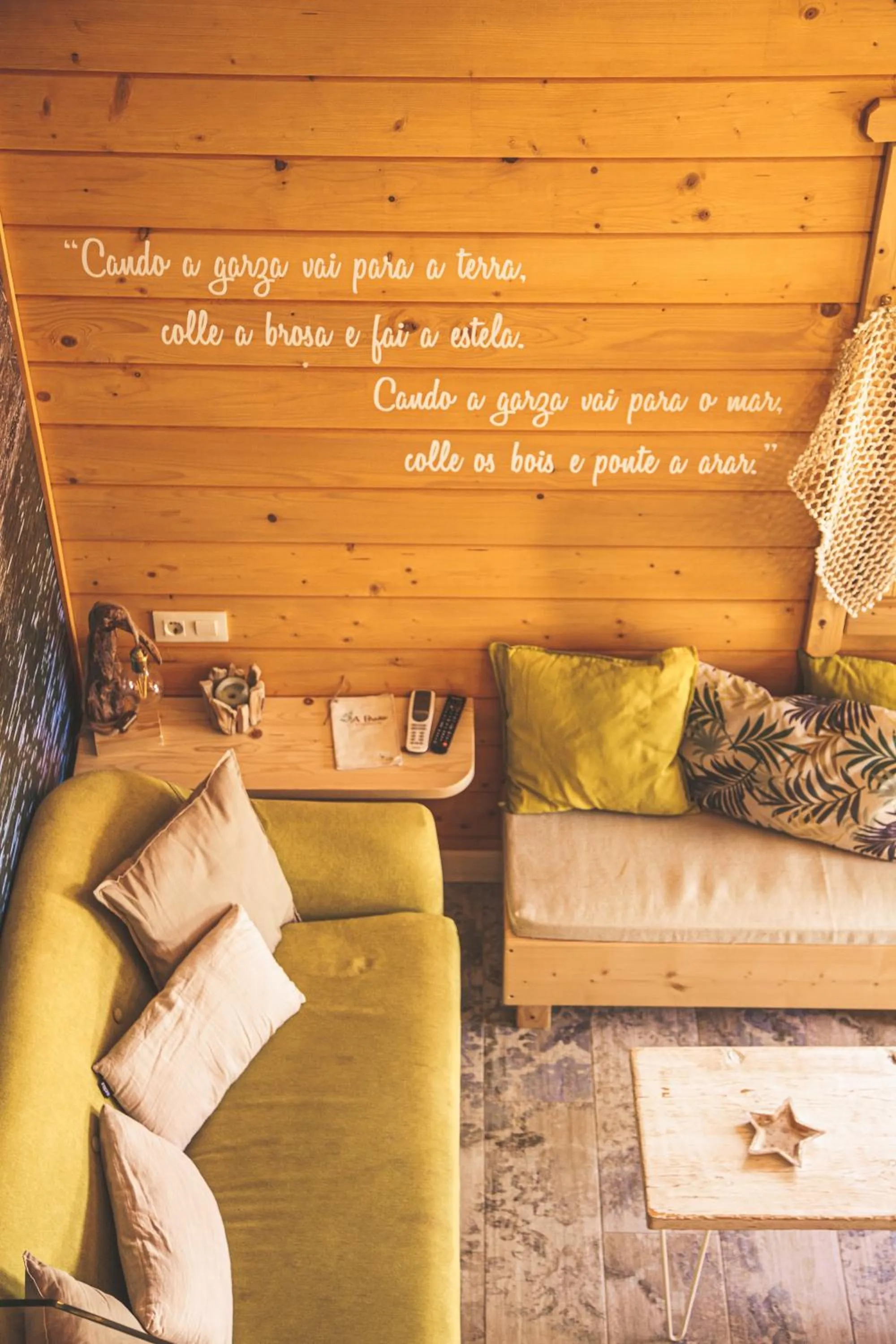 Living room in Cabanas da Ría