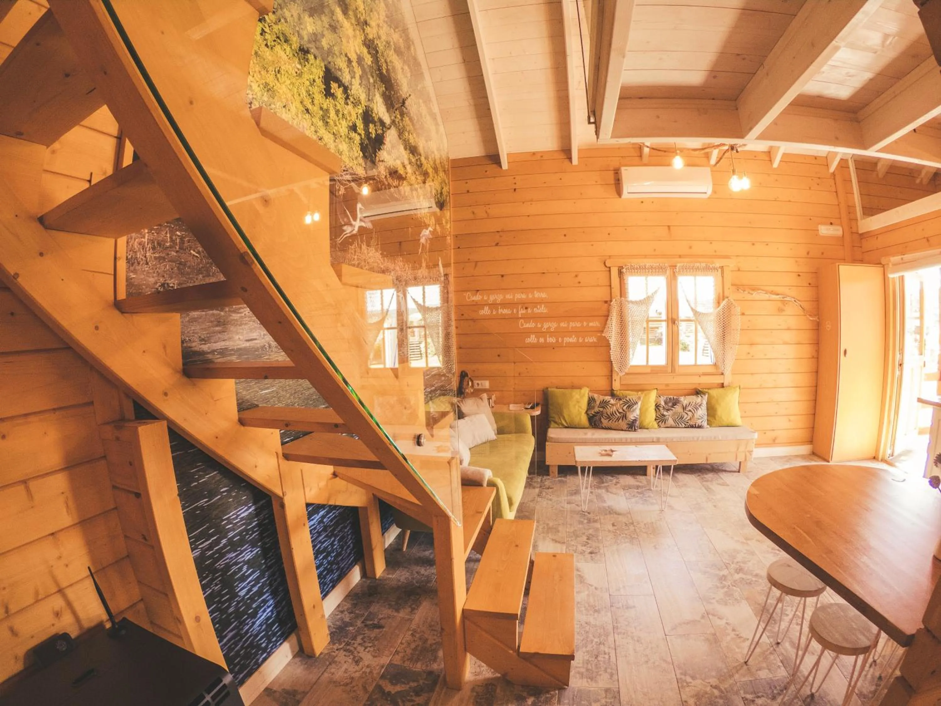 Living room in Cabanas da Ría