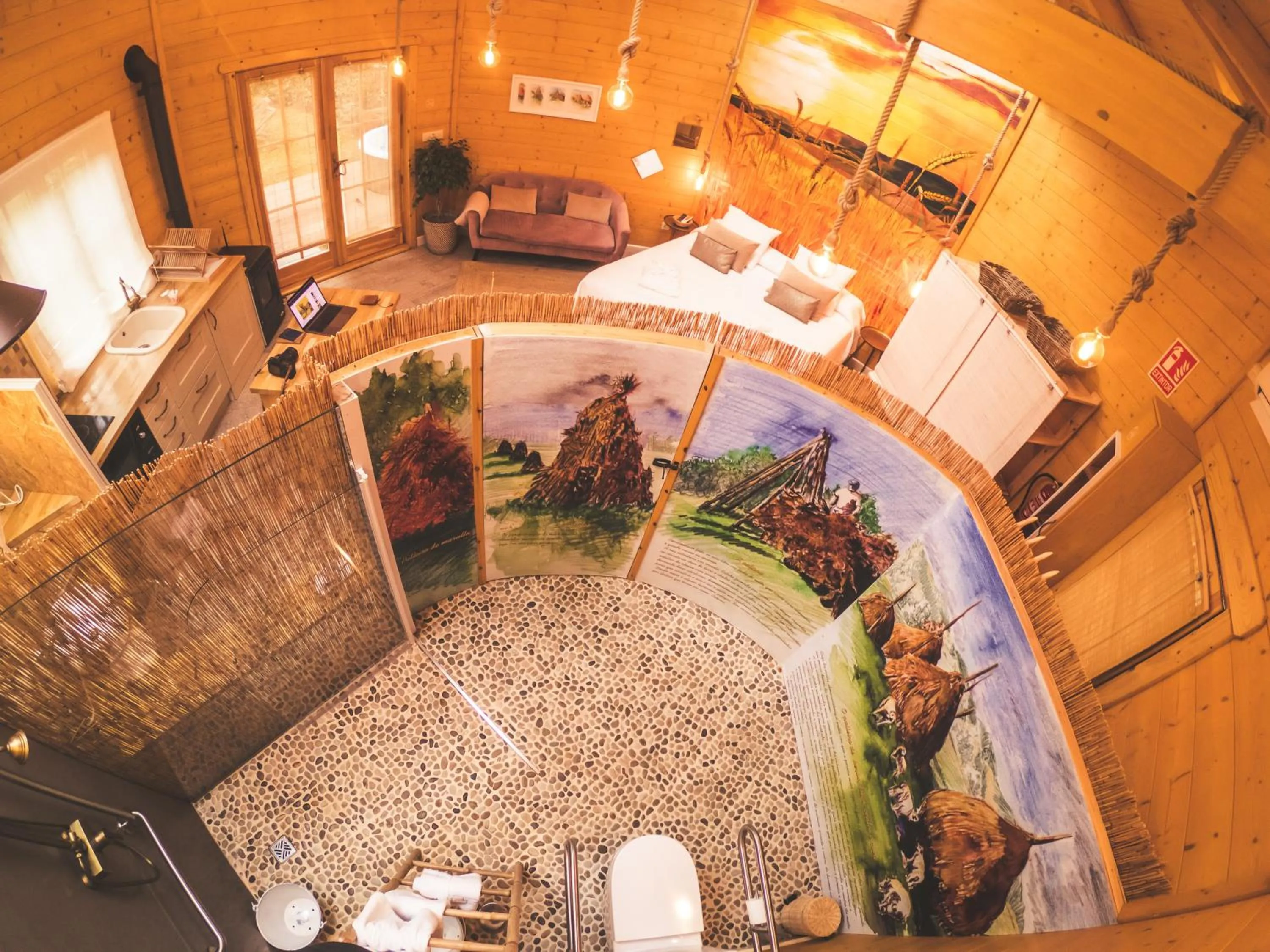 Bathroom in Cabanas da Ría