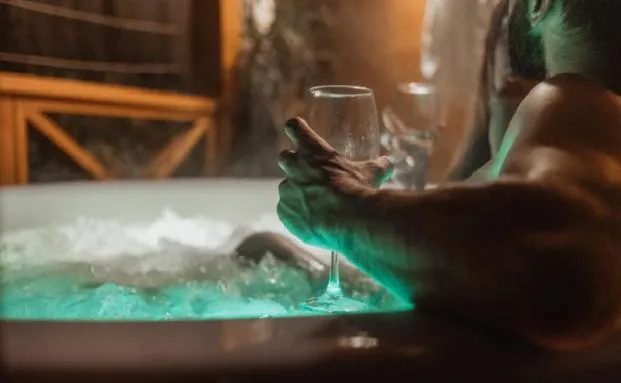 Hot Tub in Cabanas da Ría