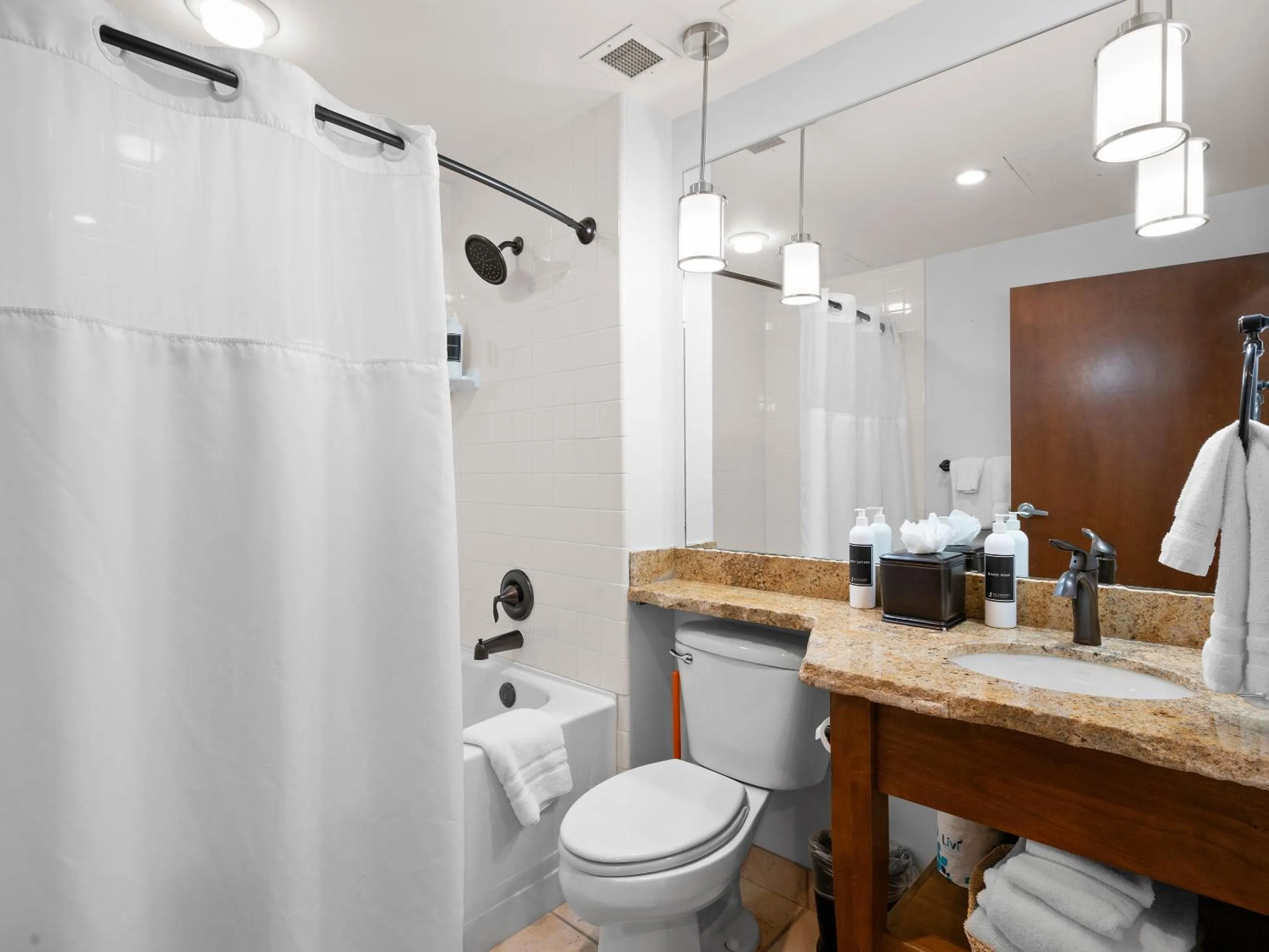 Shower in Sundial Lodge by All Seasons Resort Lodging