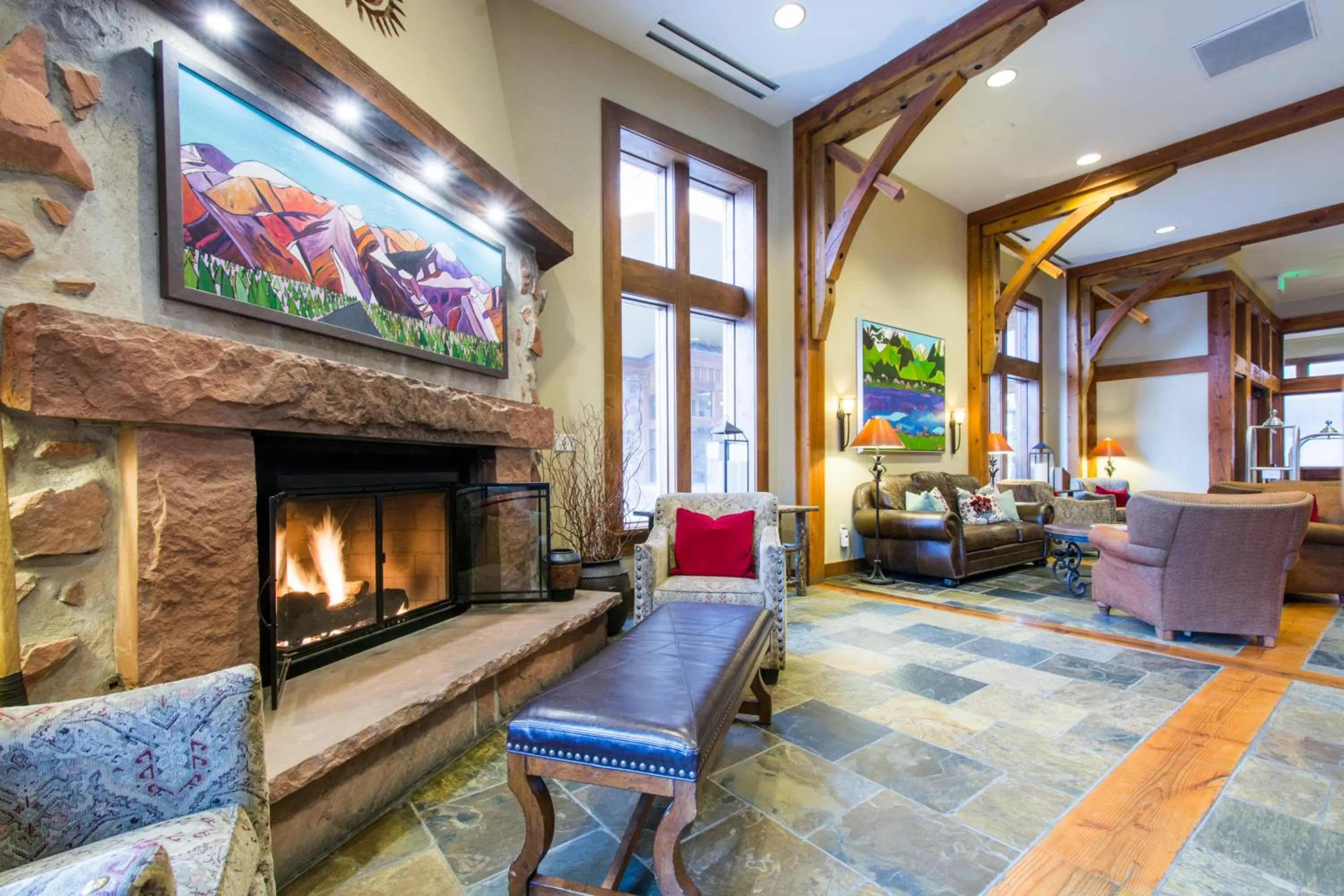 Lobby or reception in Sundial Lodge by All Seasons Resort Lodging