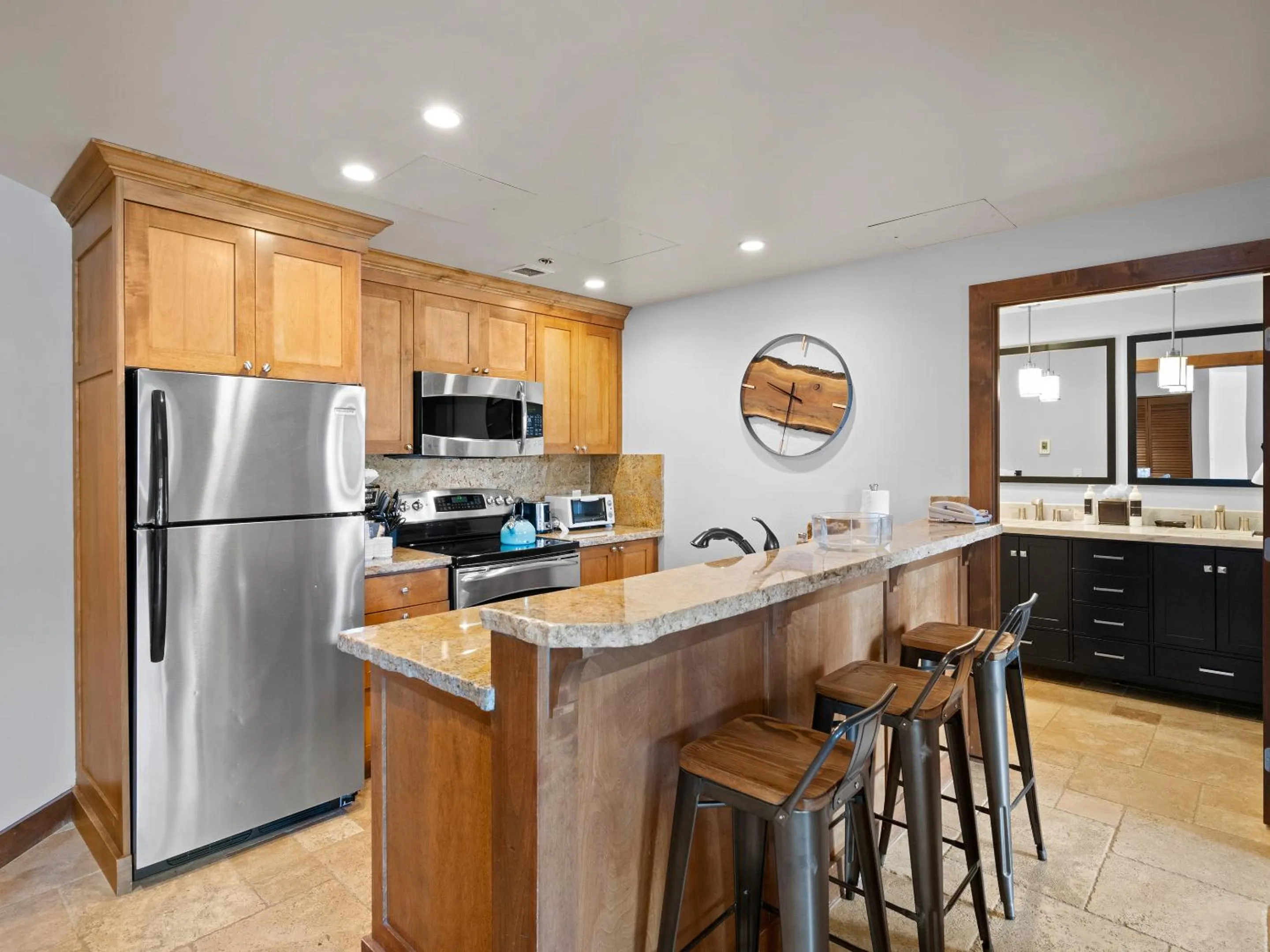 Kitchen or kitchenette in Sundial Lodge by All Seasons Resort Lodging