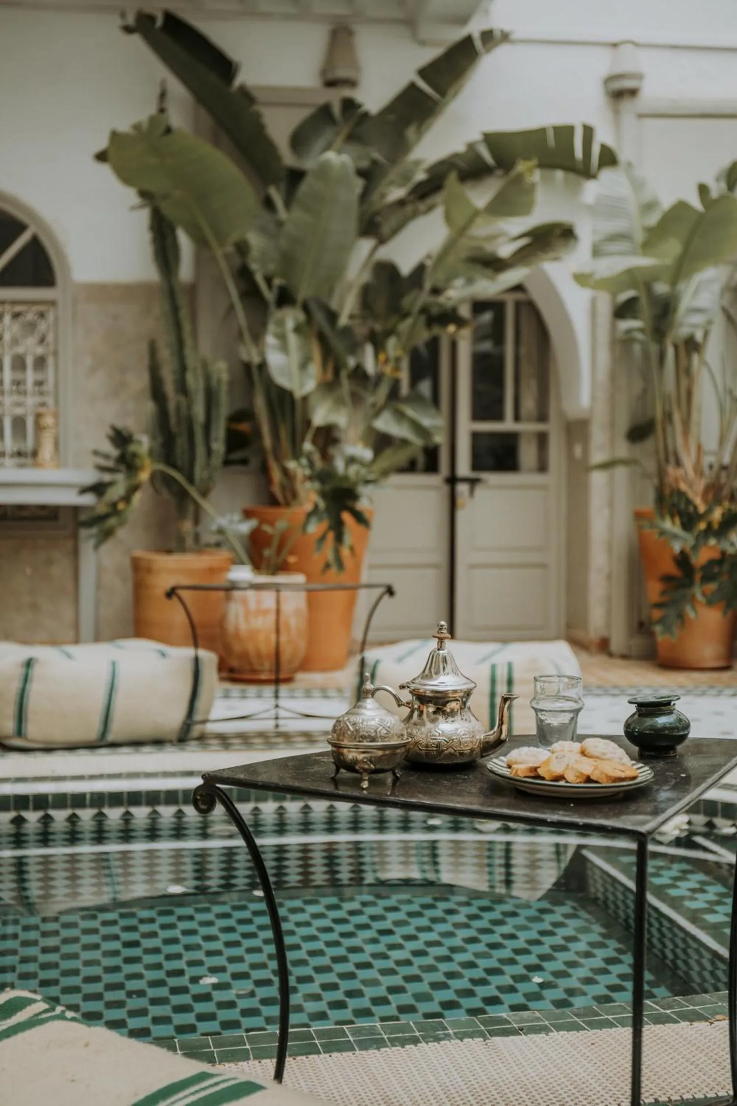 Pool view in Riad Oriental Glory & Spa